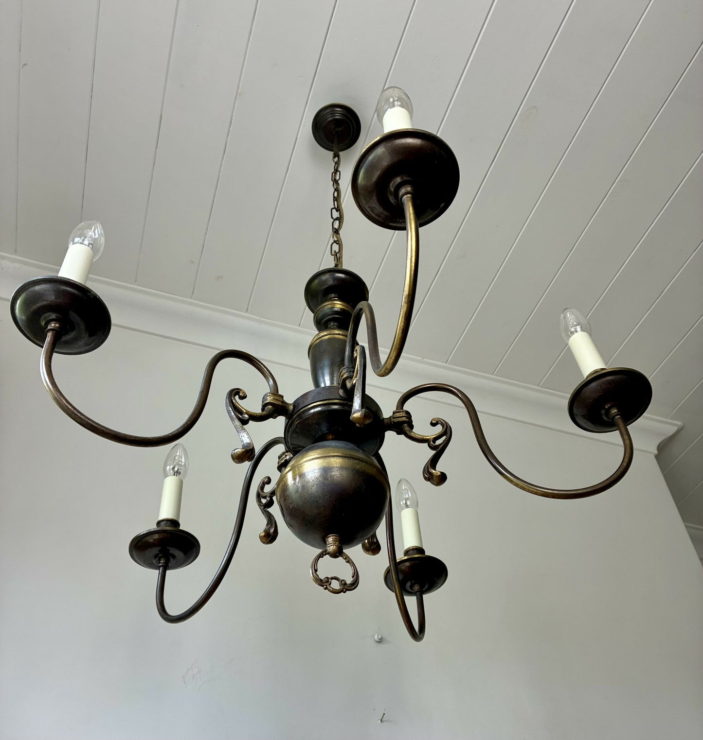 5 Light Flemish Chandelier