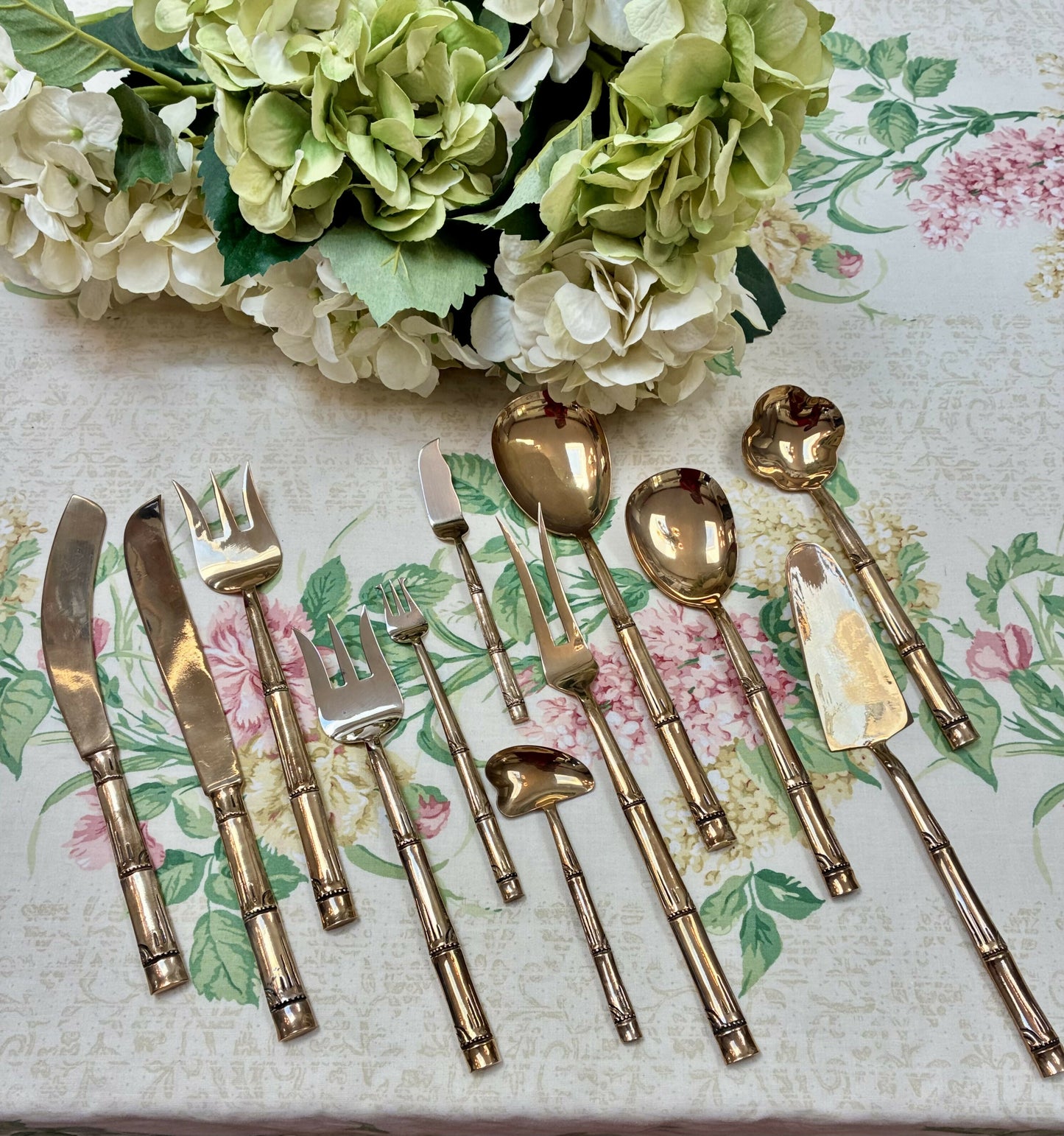 Faux Bamboo Cutlery set