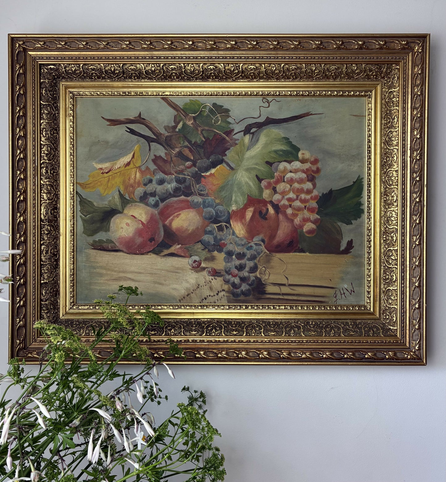 Edwardian Still Life of Fruit