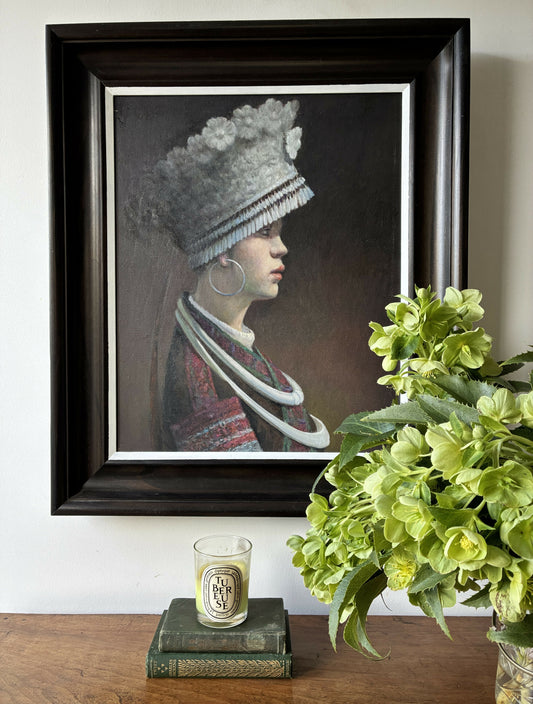 Original Portrait of a Miao Tribeswoman
