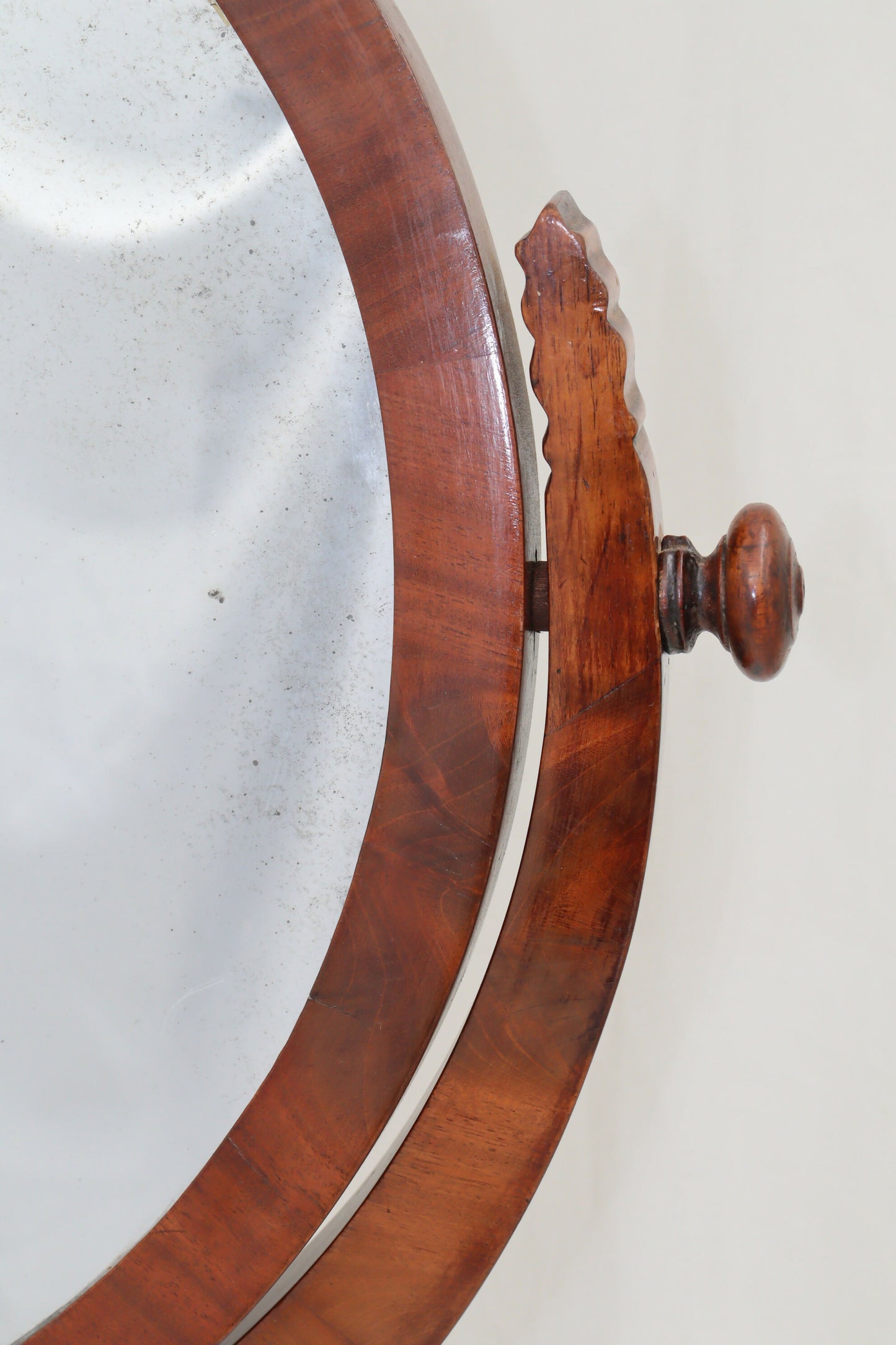 Georgian circular toilet mirror