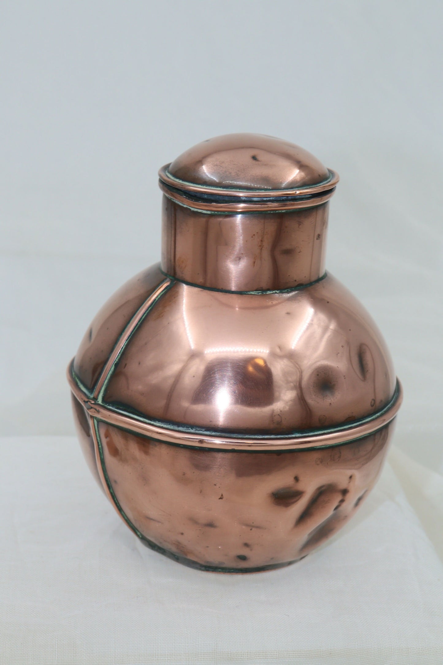 Guernsey copper milk or cream jug