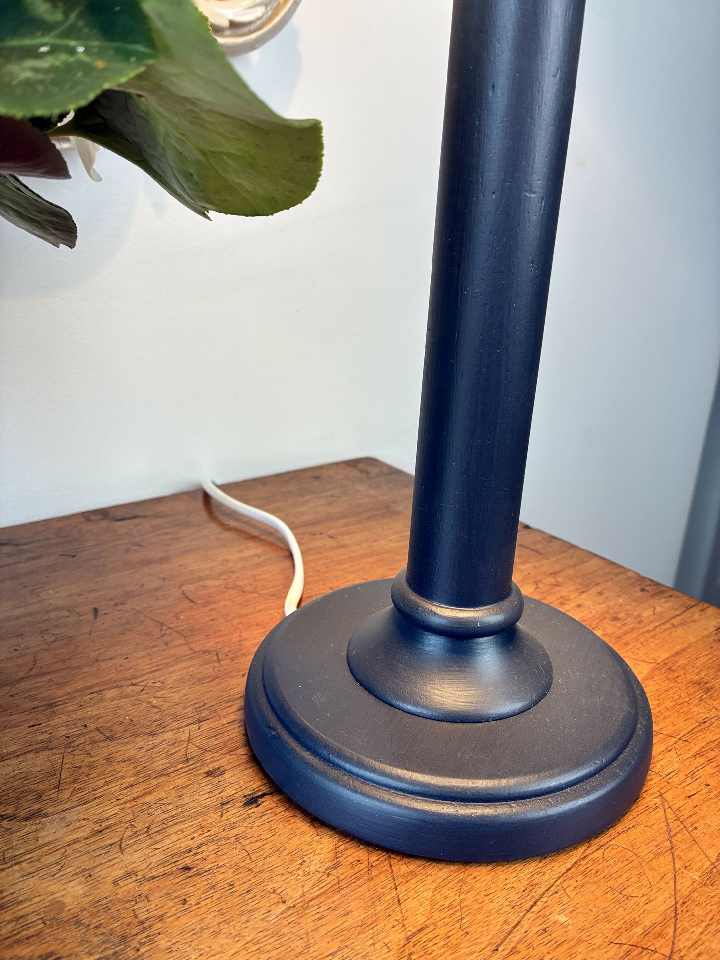 Pair of Blue Candlestick lamps