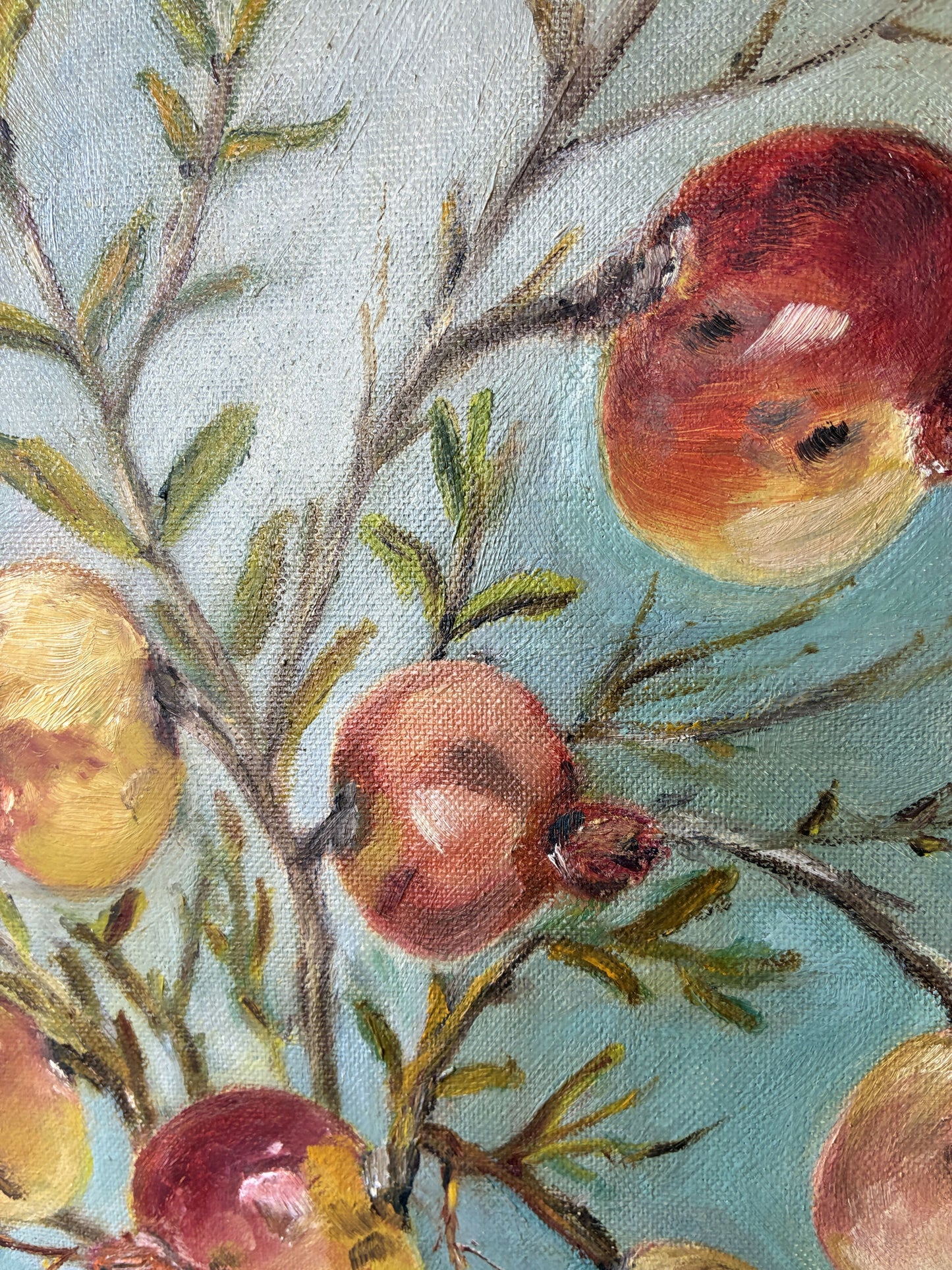 Still life of Pomegranates