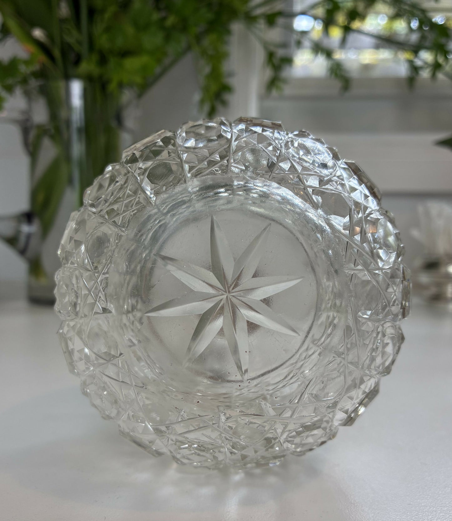 Hobnail Crystal Scent Bottle