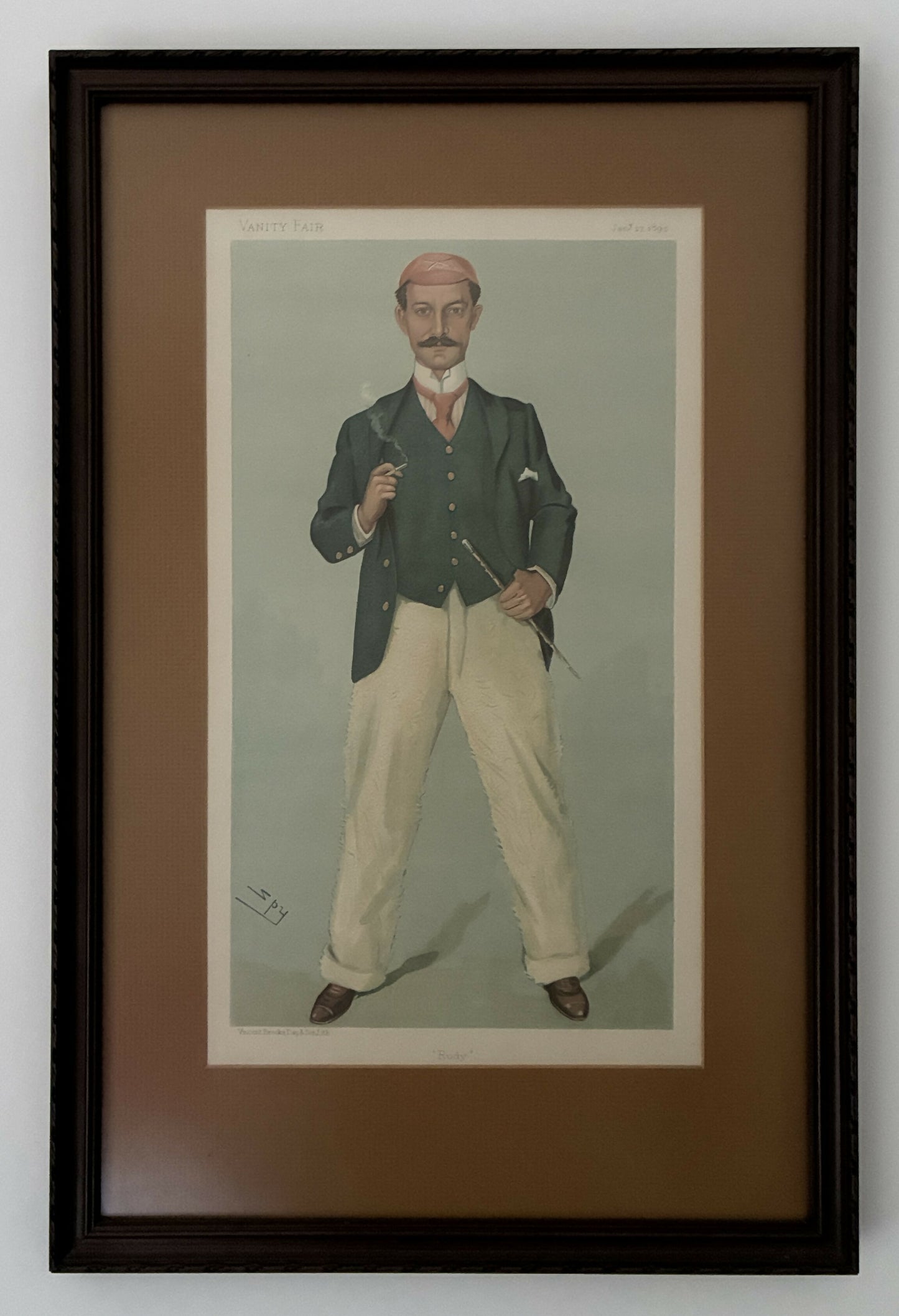 Vanity Fair Lithograph “Rudy”