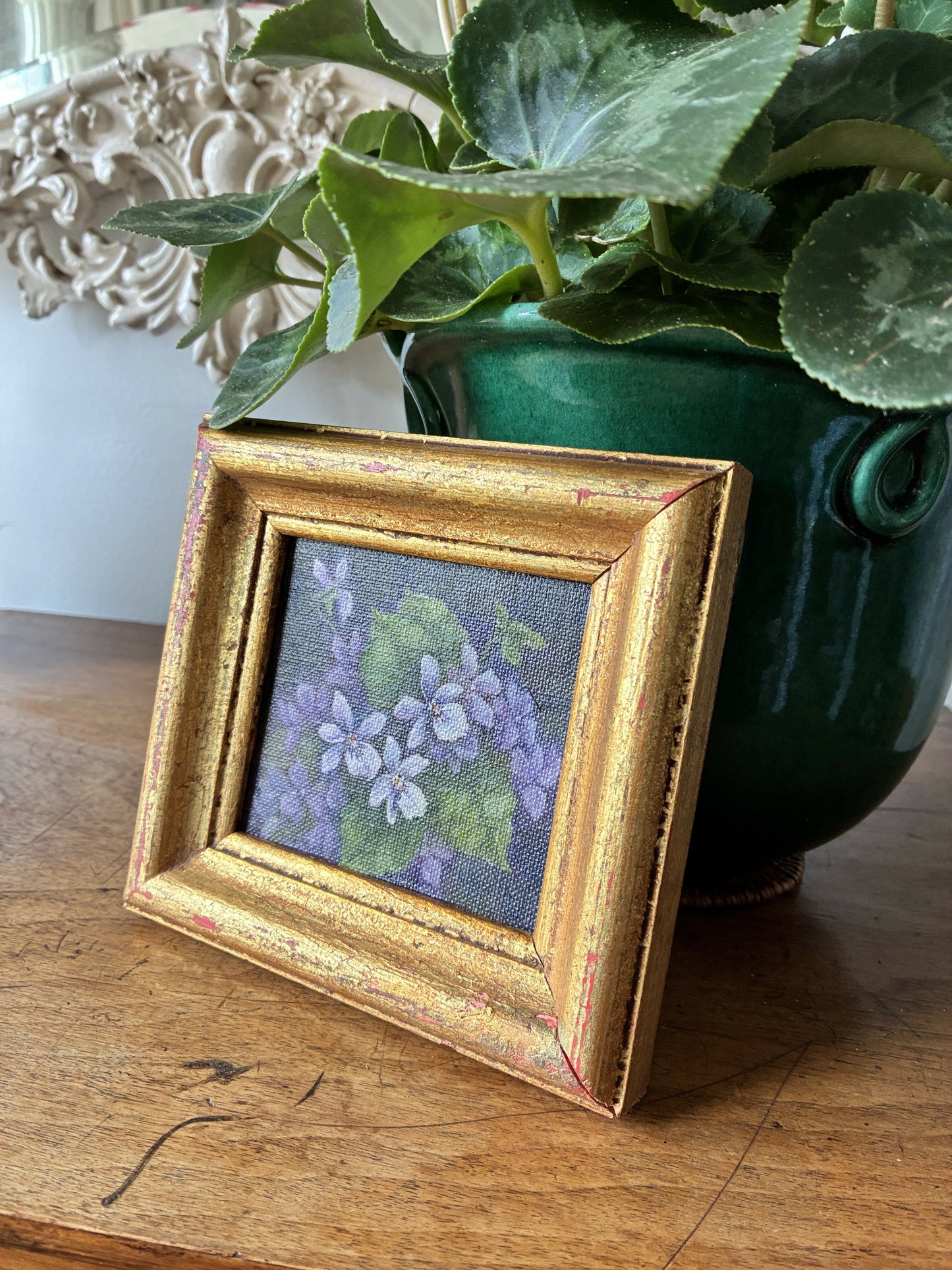 Violets still life