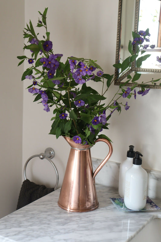 Victorian copper jug