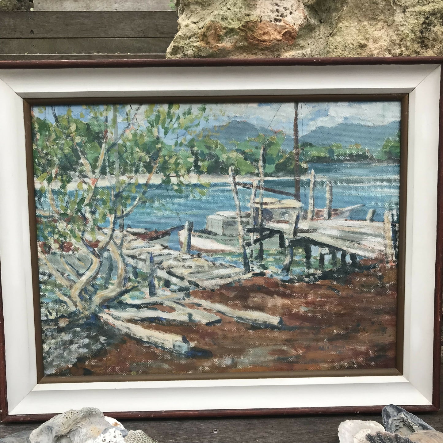 Coastal Artwork “The Jetty” by Allin Dwyer