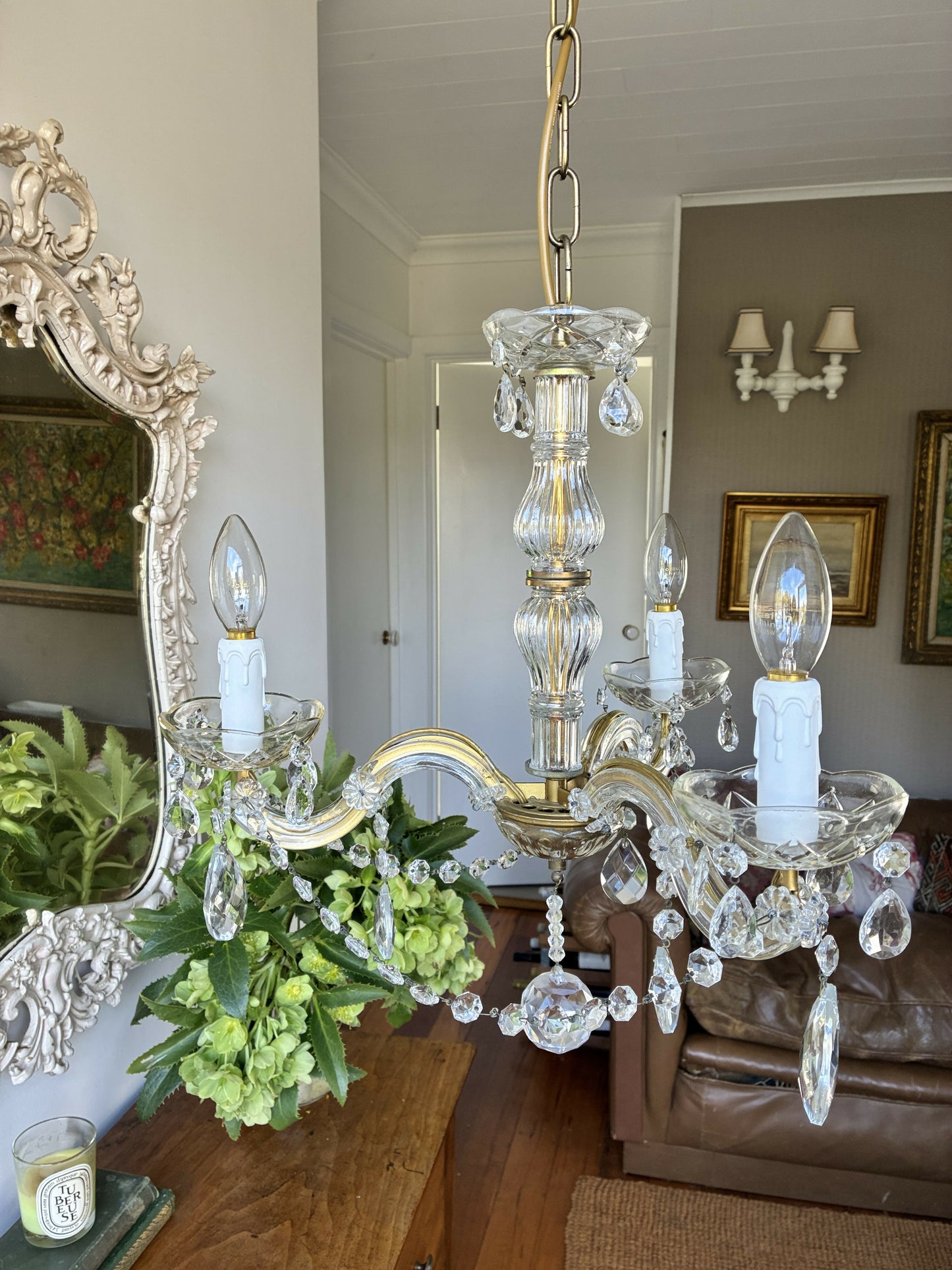 Three Arm Marie Therese Chandelier