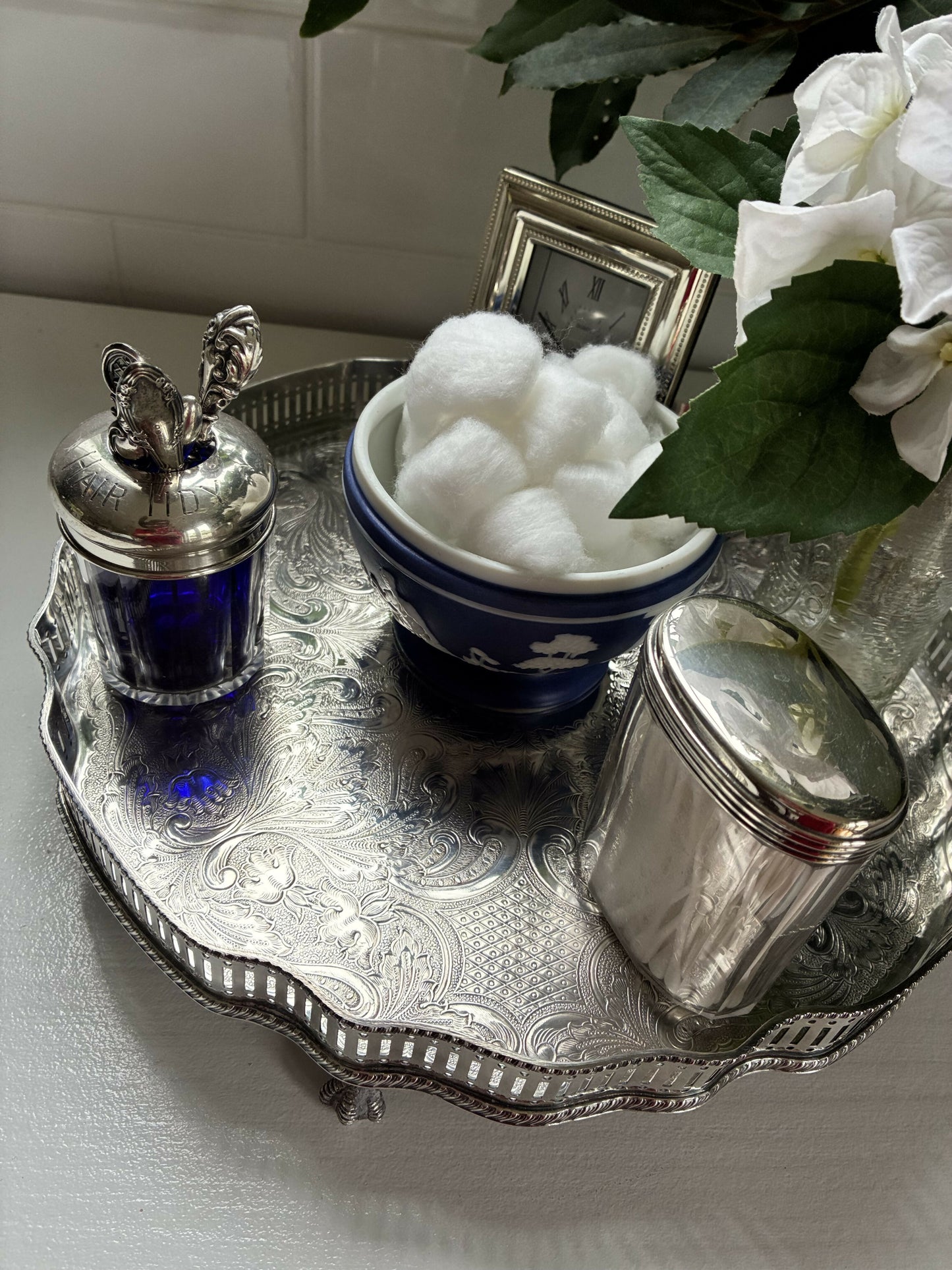 Silver Footed Tray 30cm