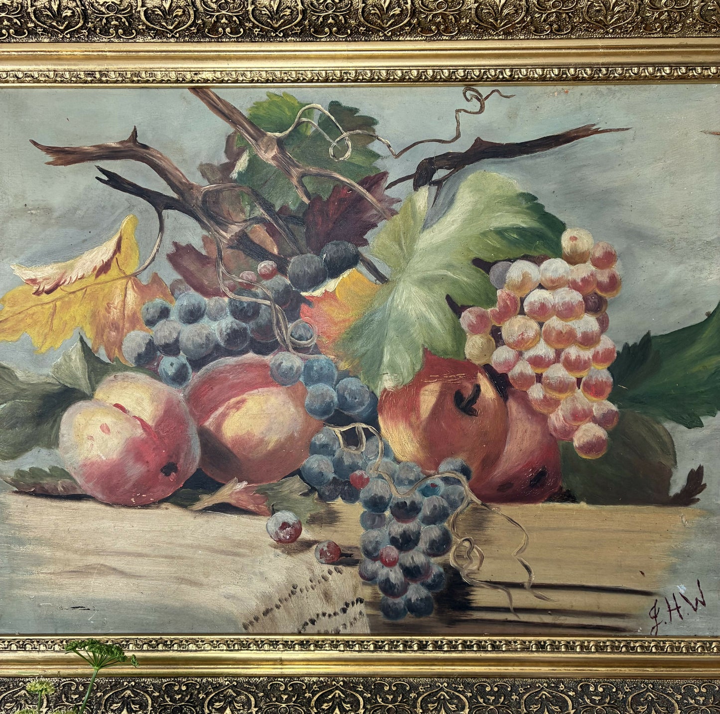 Edwardian Still Life of Fruit