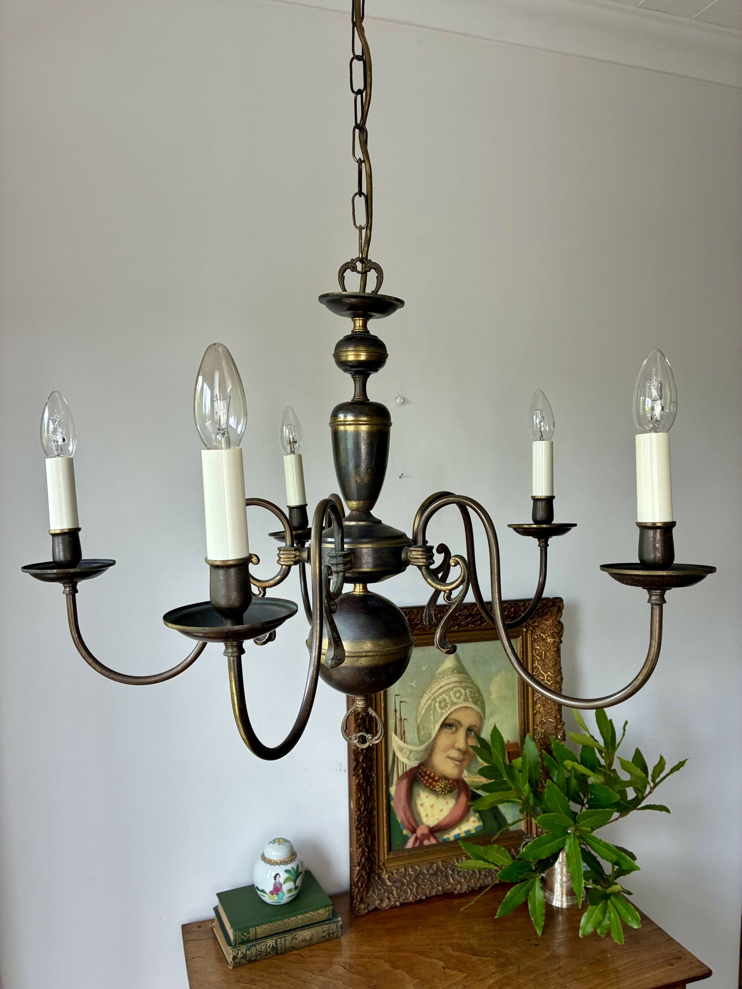 5 Light Flemish Chandelier