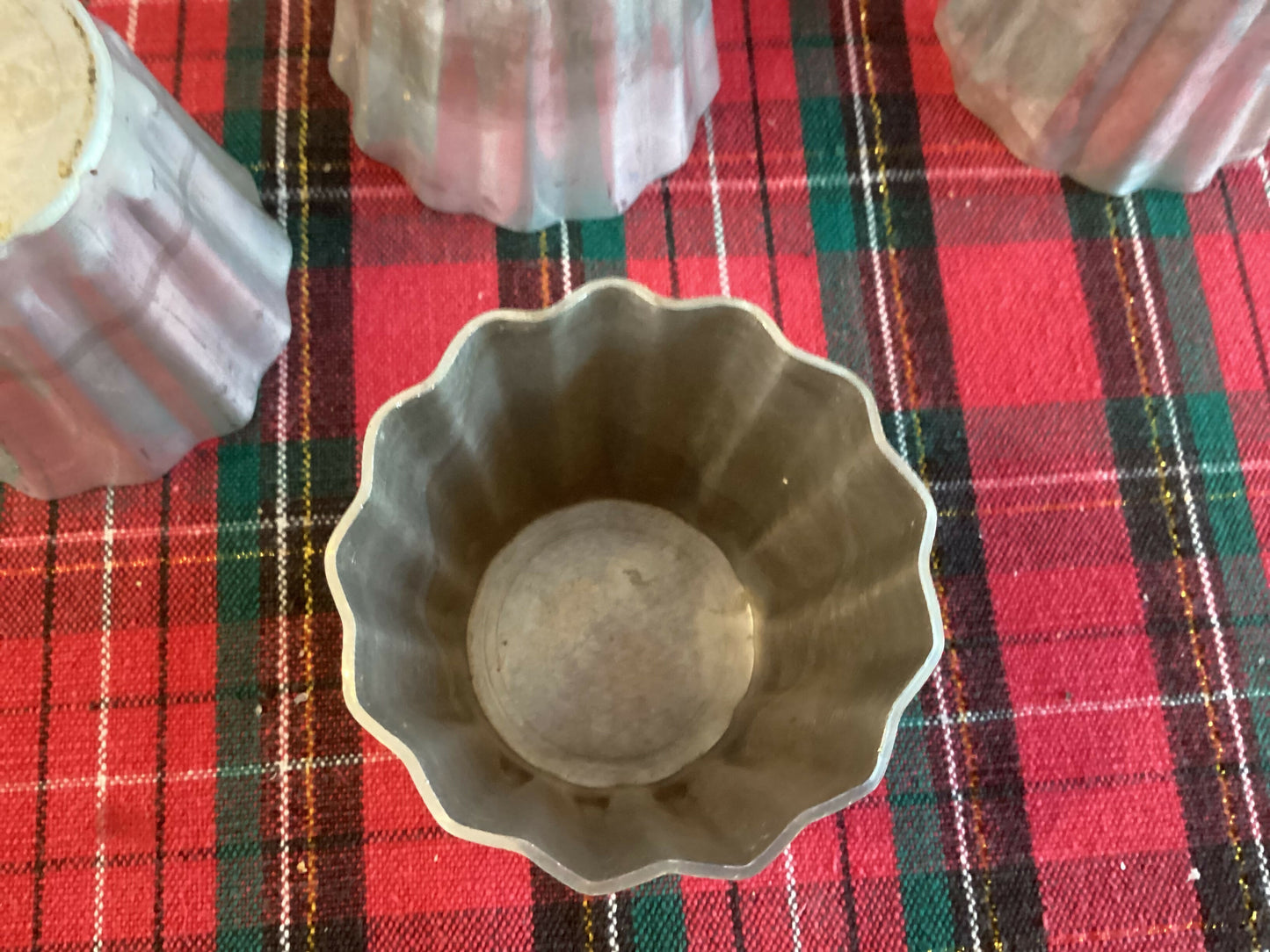 Set of 7 Vintage Dariole Moulds/Timbales