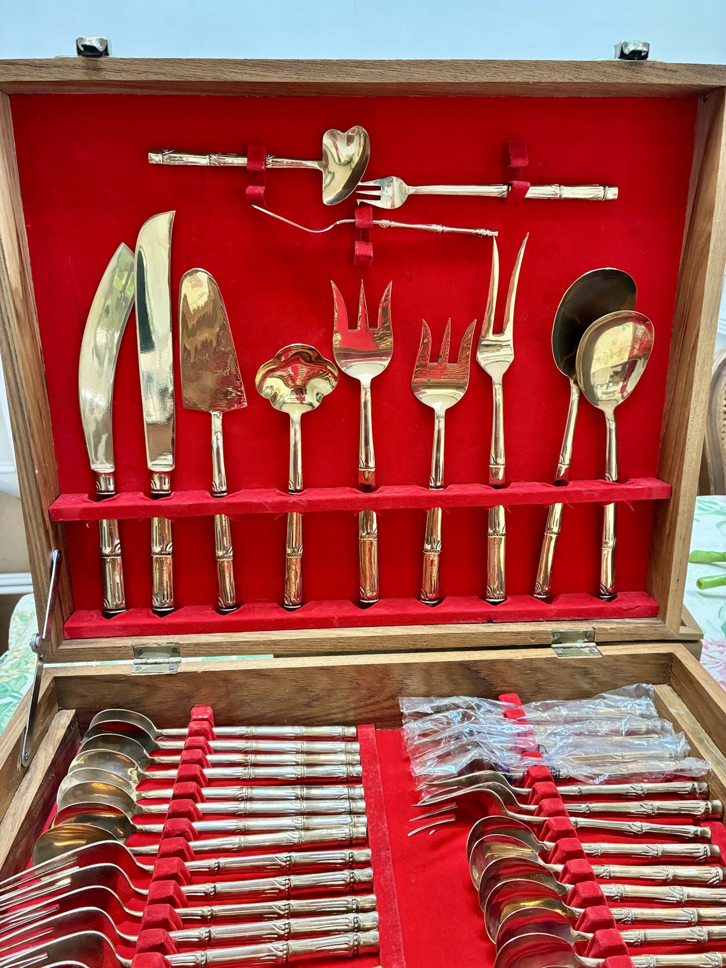 Faux Bamboo Cutlery set