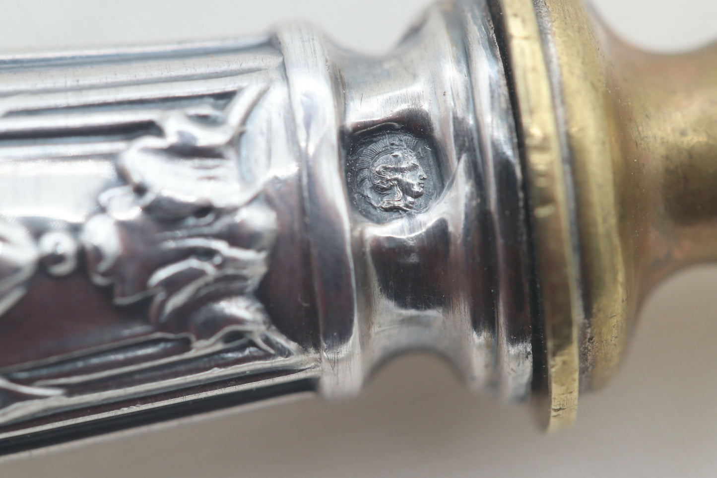 French silver handled dessert slice