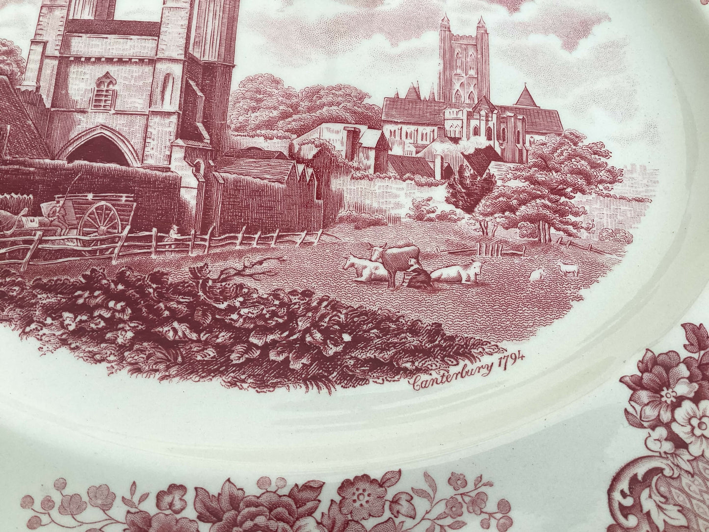 Johnson Bros “ Old English Castles” serving platter medium size