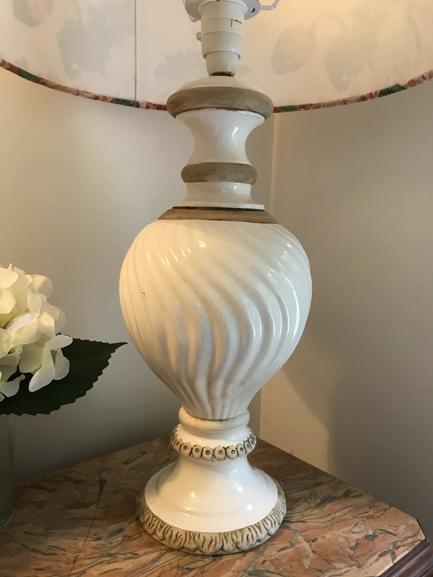 Large Italian Lampbase (shade available)