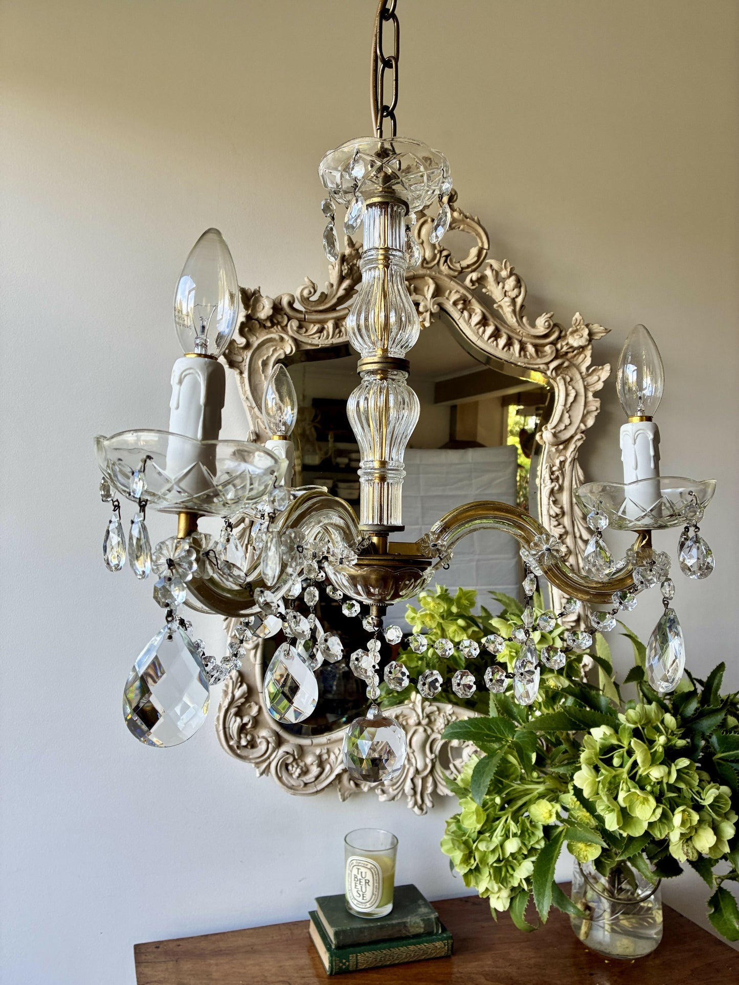 Three Arm Marie Therese Chandelier