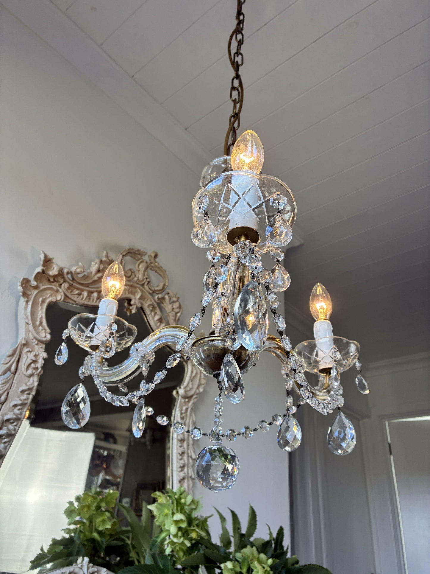 Three Arm Marie Therese Chandelier