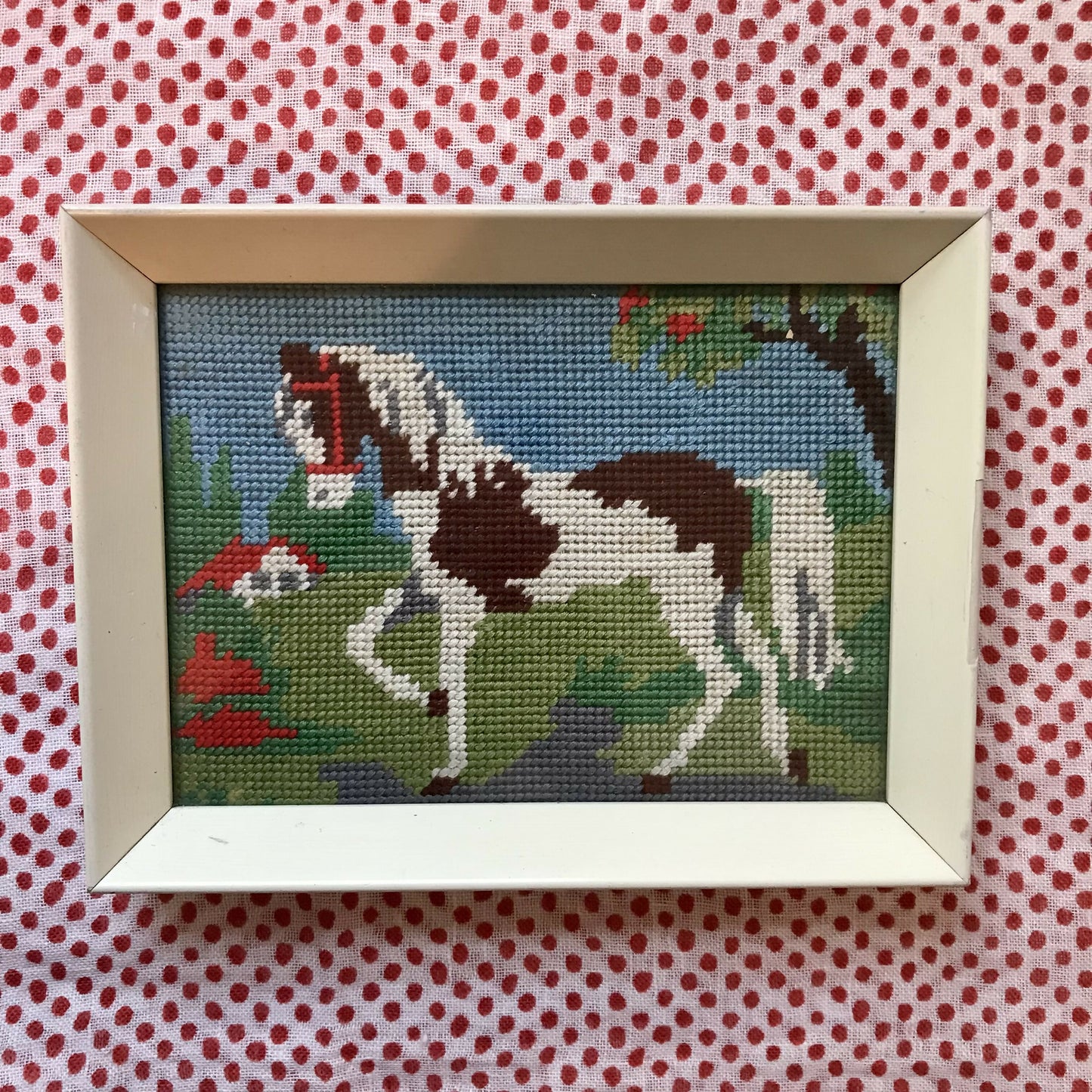 Needlework Piebald Pony