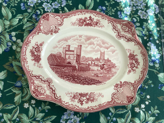 Johnson Bros “ Old English Castles” serving platter medium size