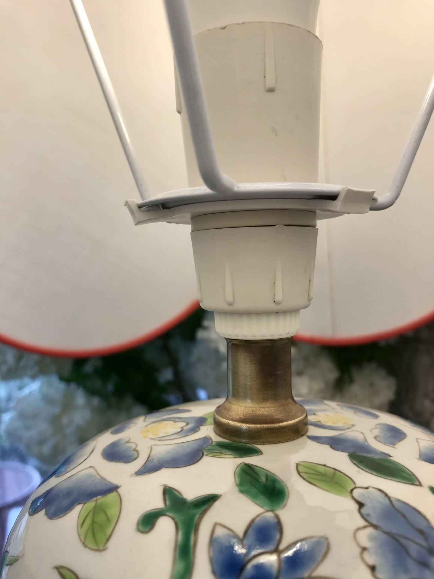 Oversized Chinoiserie Ginger Jar Lamp Base