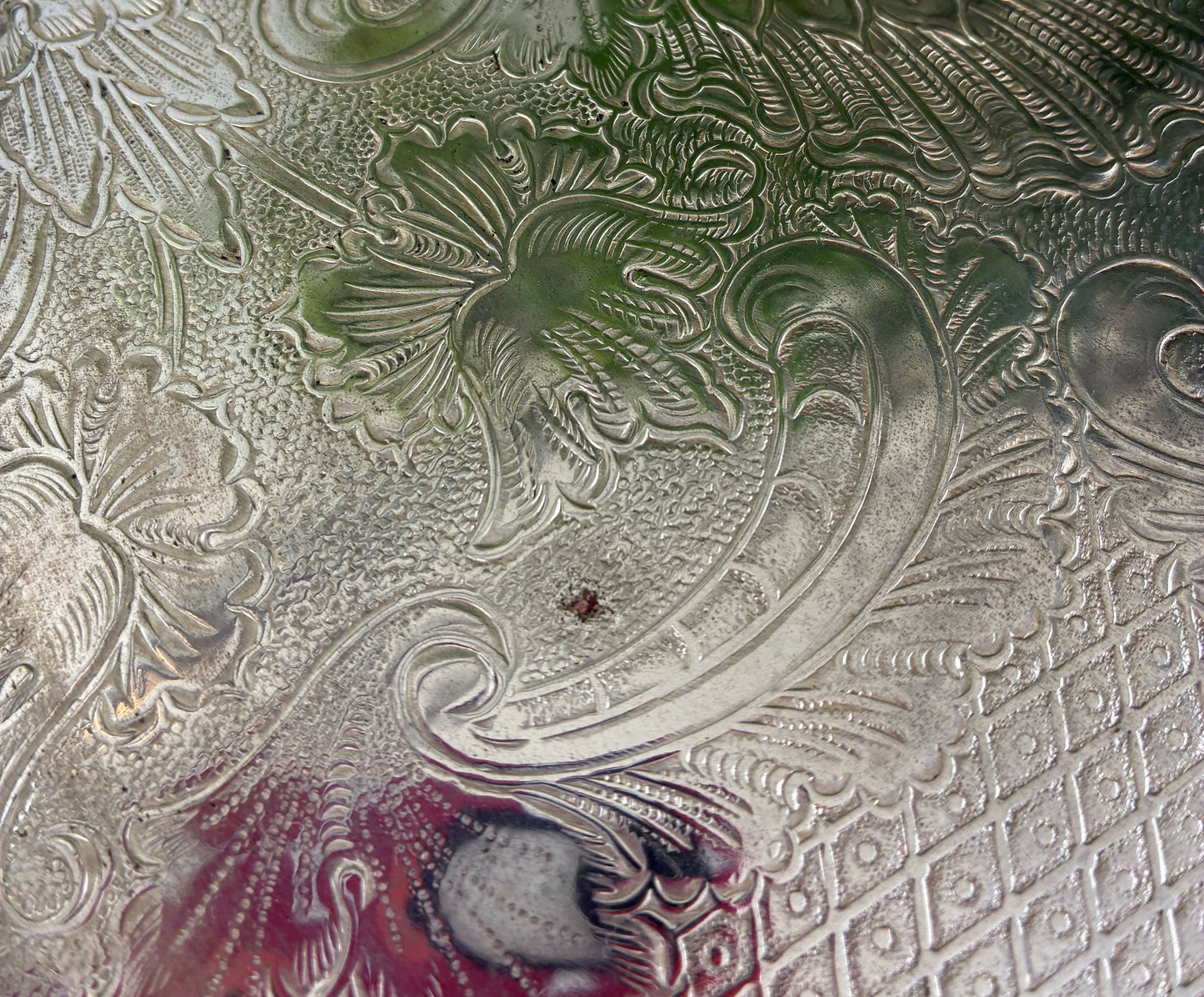 Large Oval Silver Tray