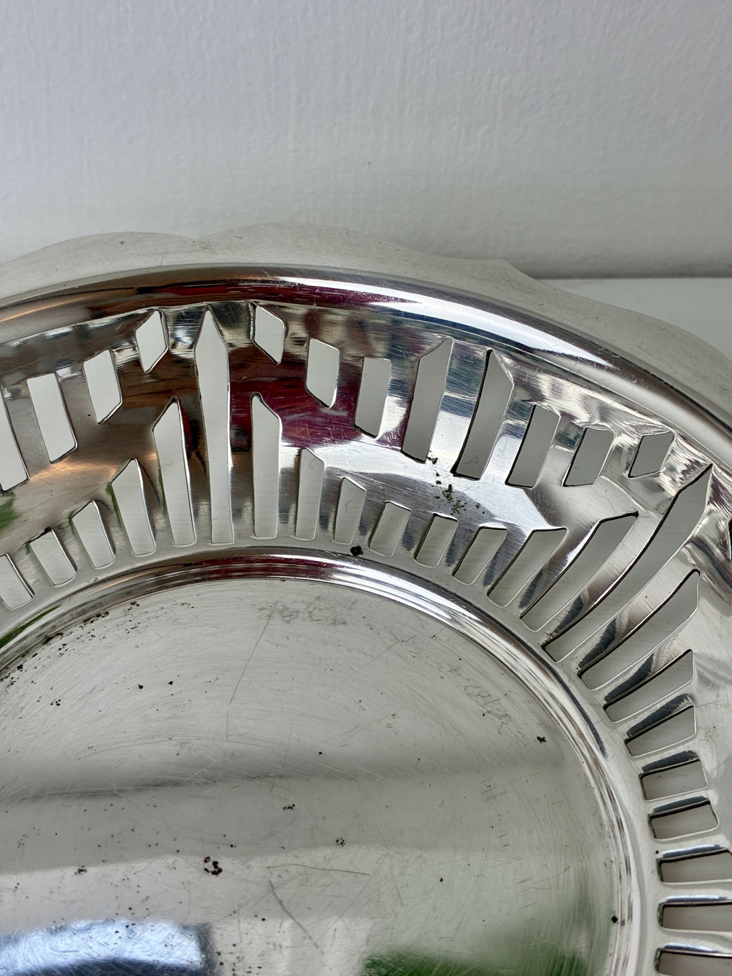 Pierced Silver Dish