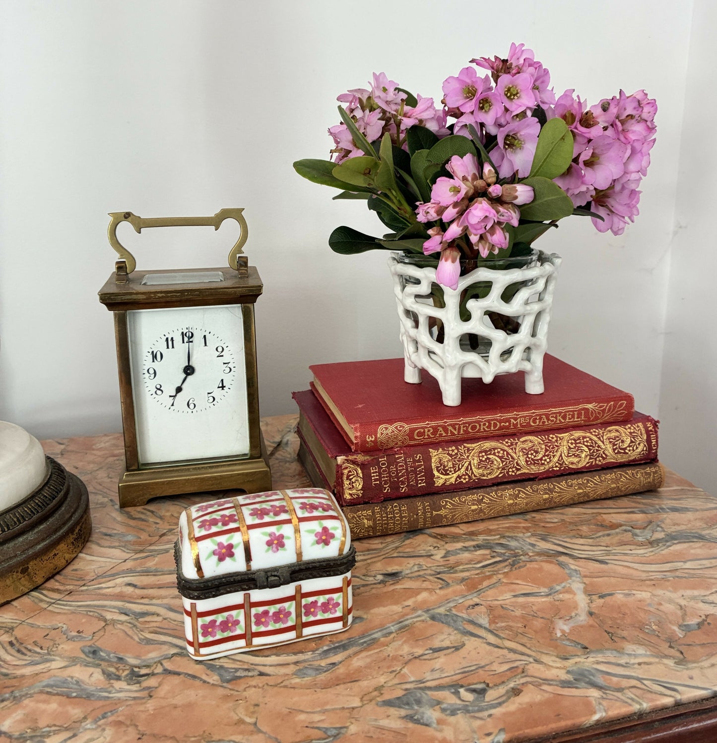 Faux Bois Twig Vase