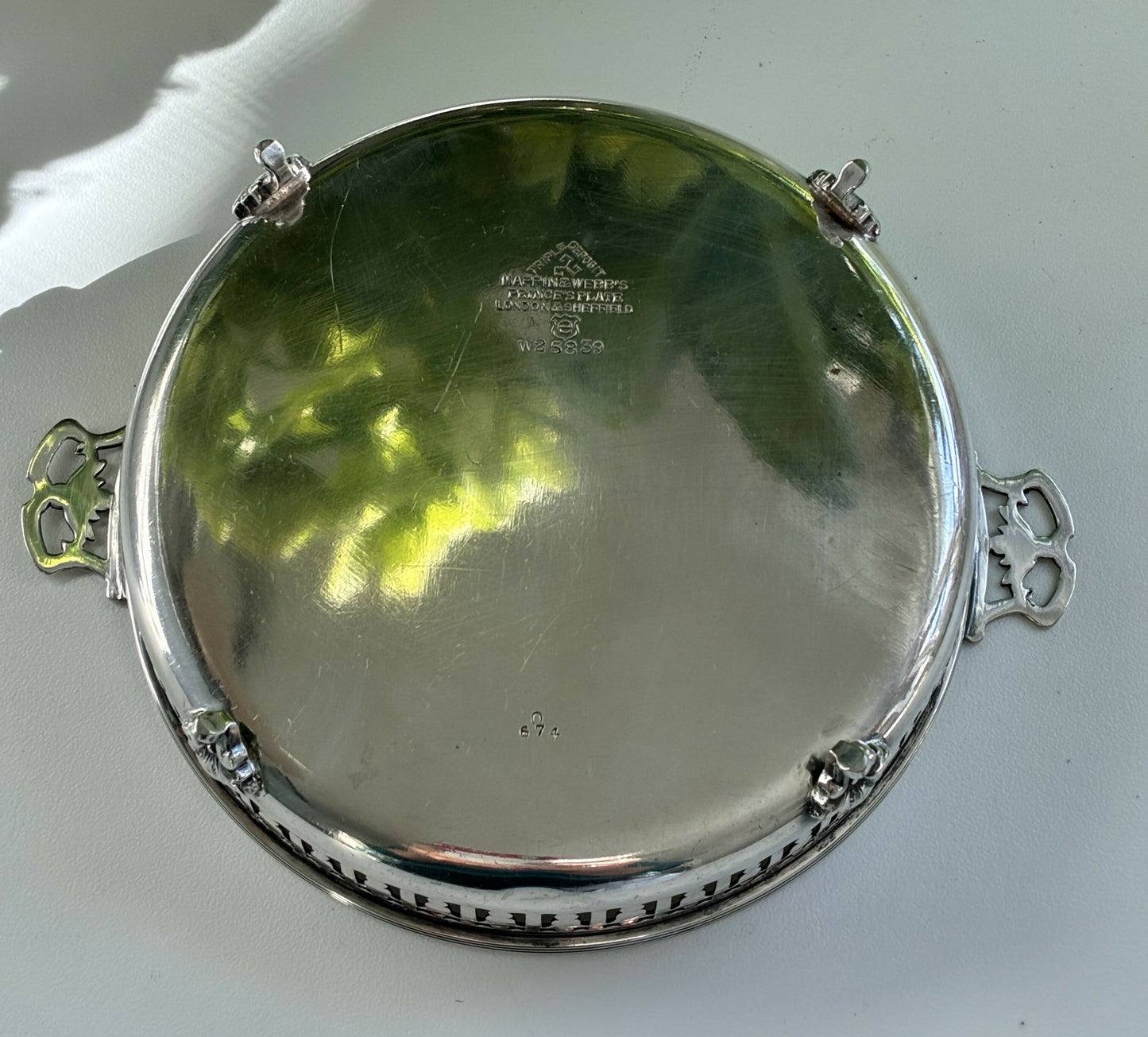 Mappin & Webb Silver Tray