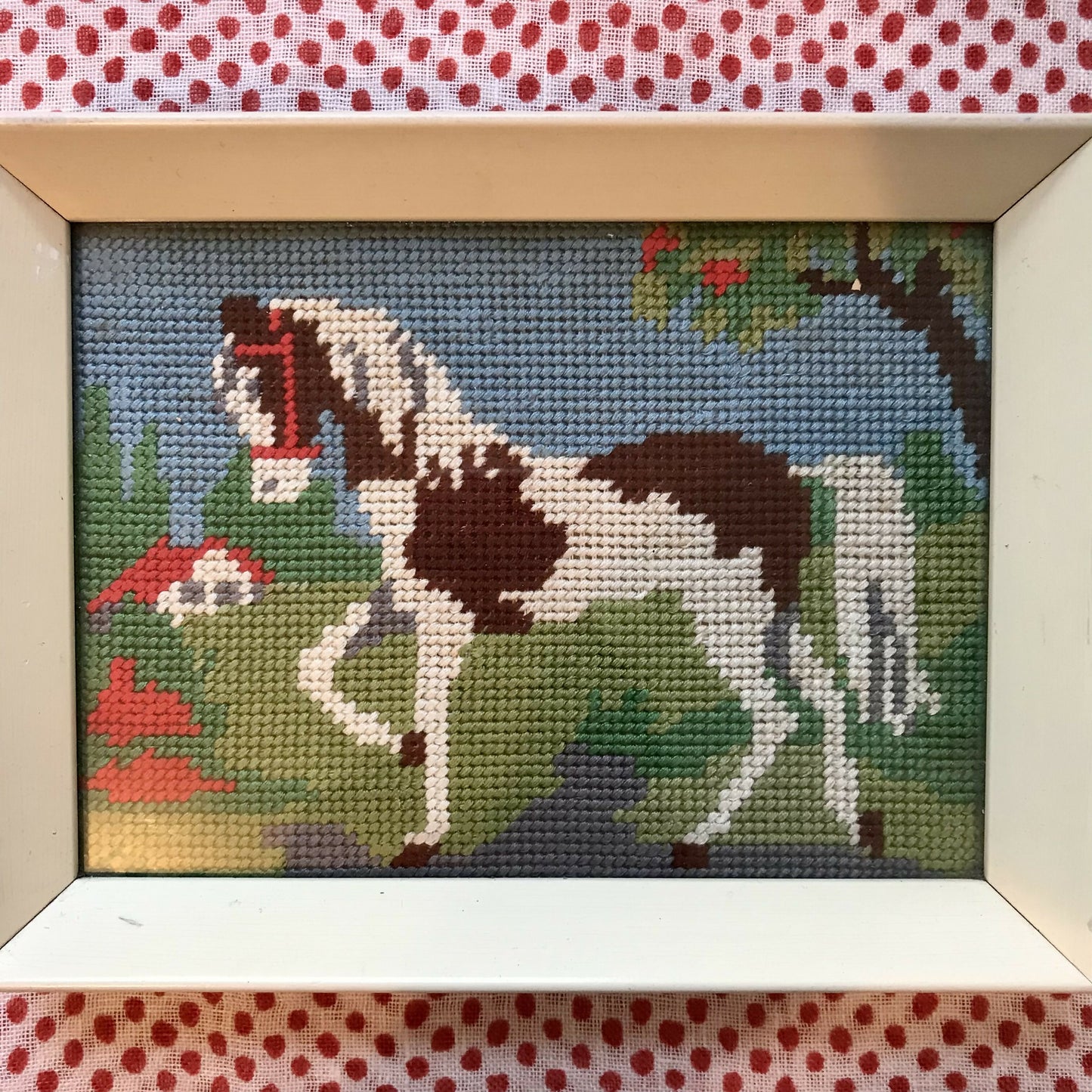 Needlework Piebald Pony