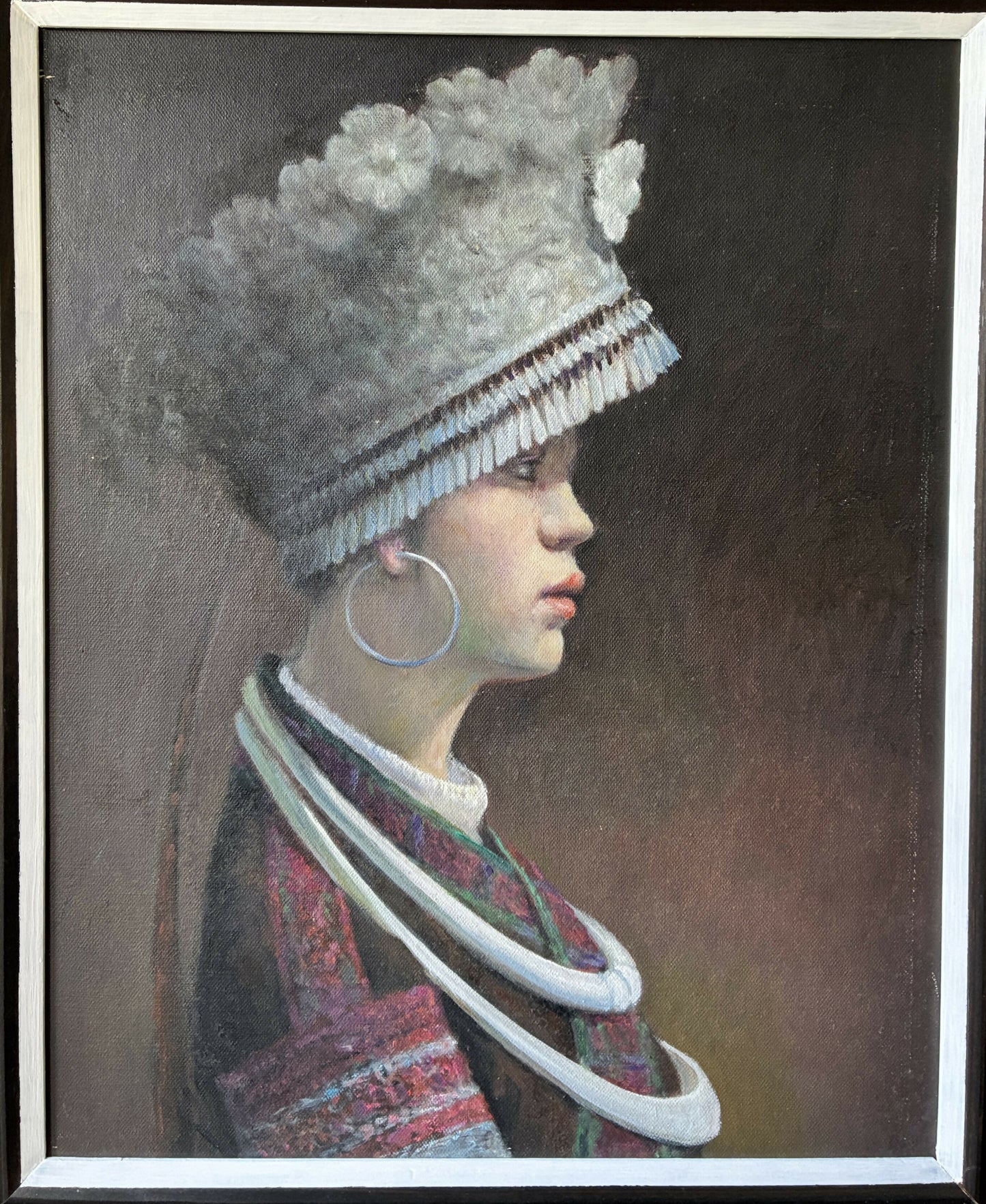 Original Portrait of a Miao Tribeswoman