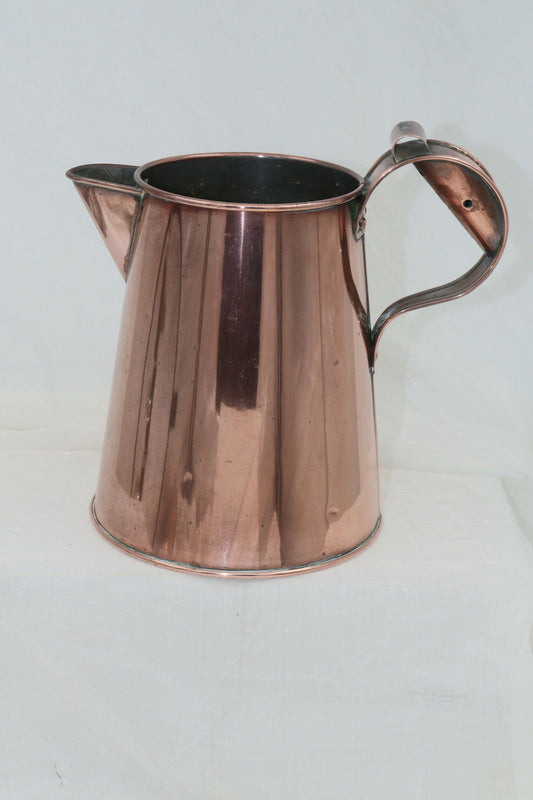 Edwardian copper jug