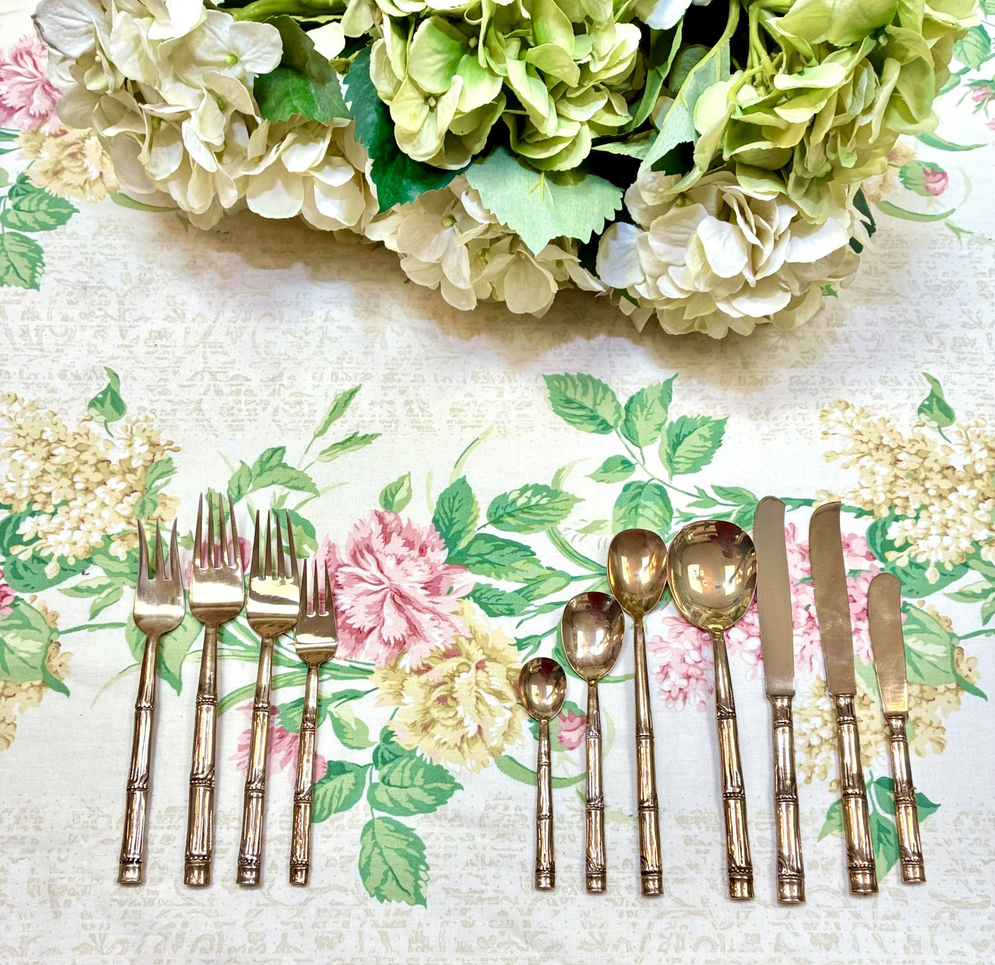 Faux Bamboo Cutlery set