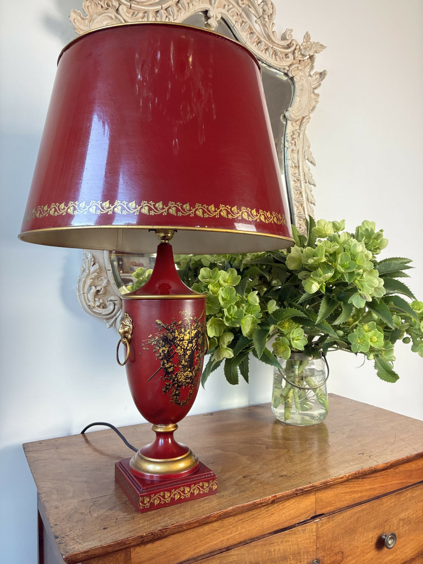 Italian Toleware Lamp