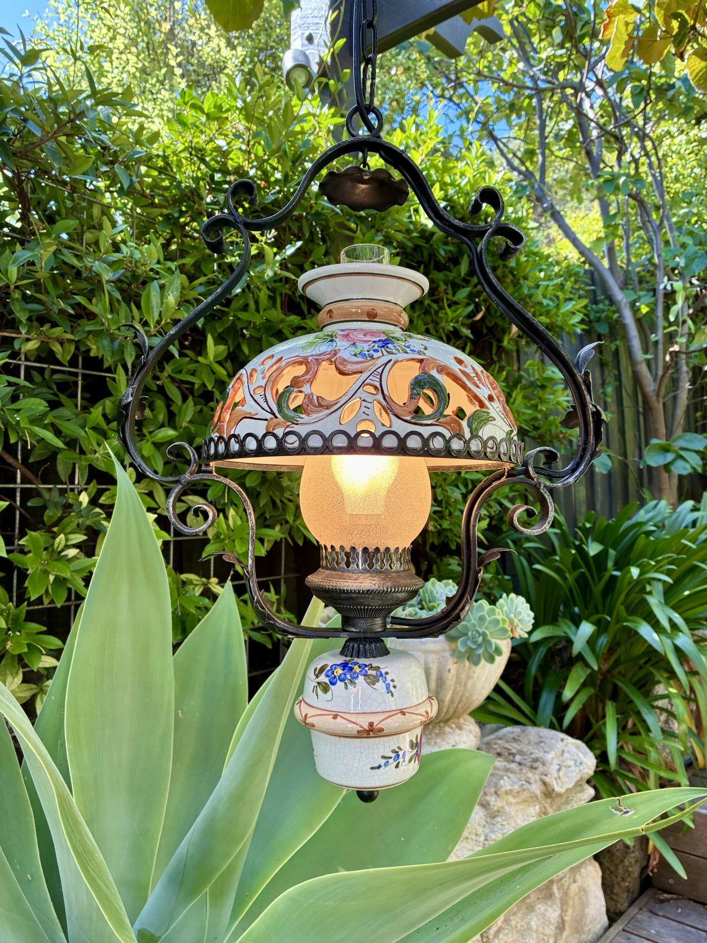 Capodimonte Pendant Lantern Light
