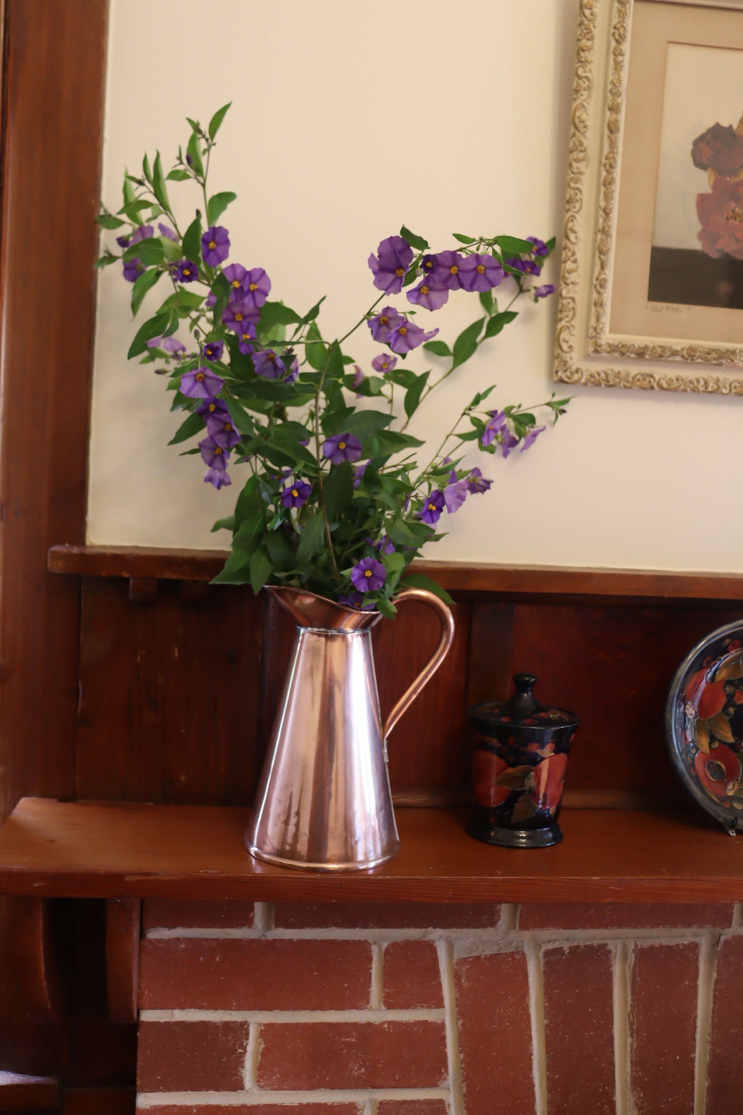 Victorian copper jug