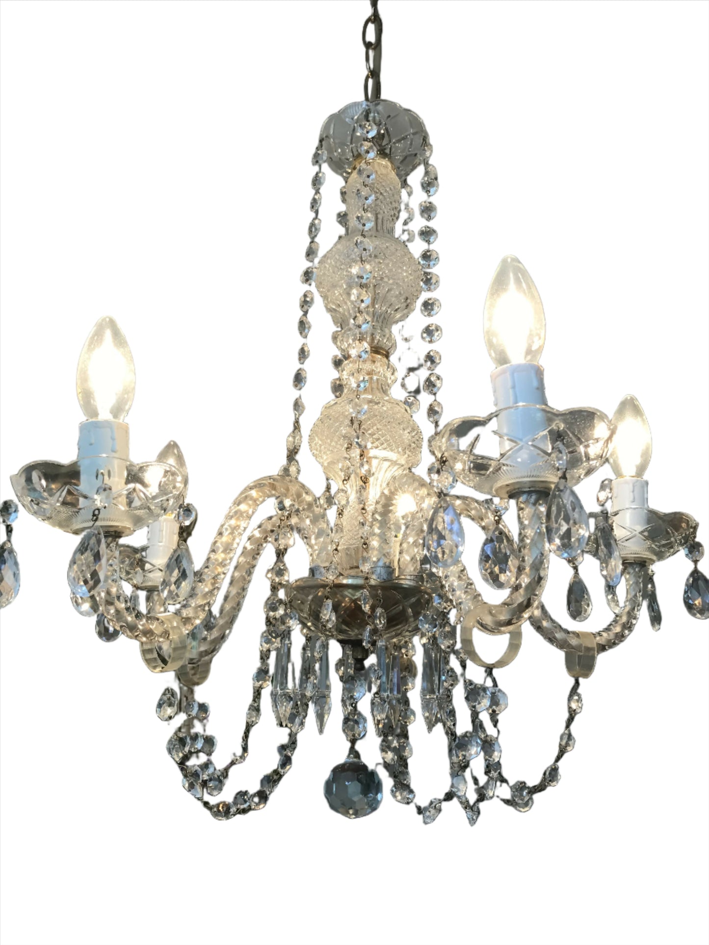 Venetian Style 5 arm Chandelier