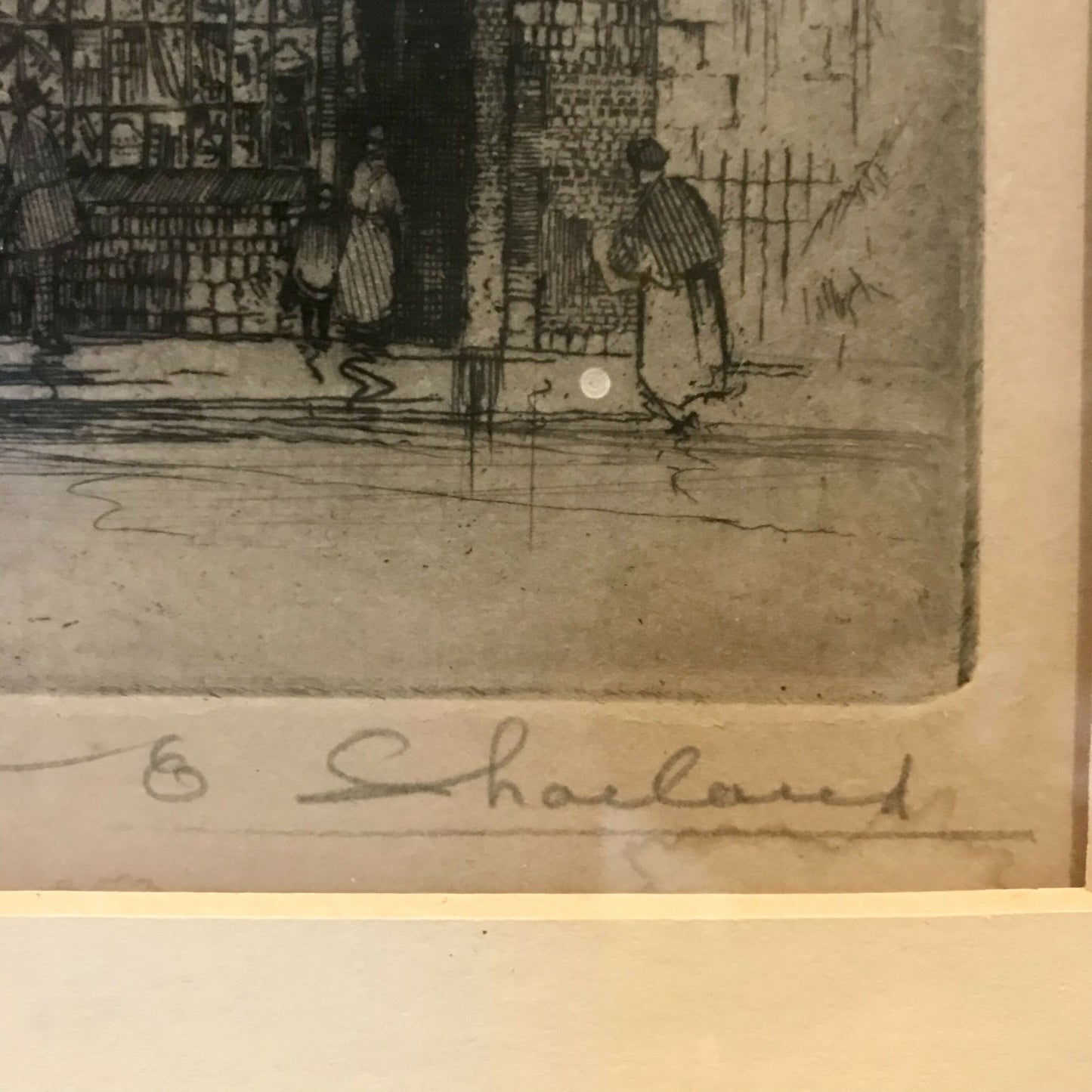 Pair of etchings by noted artist Edward Sharland