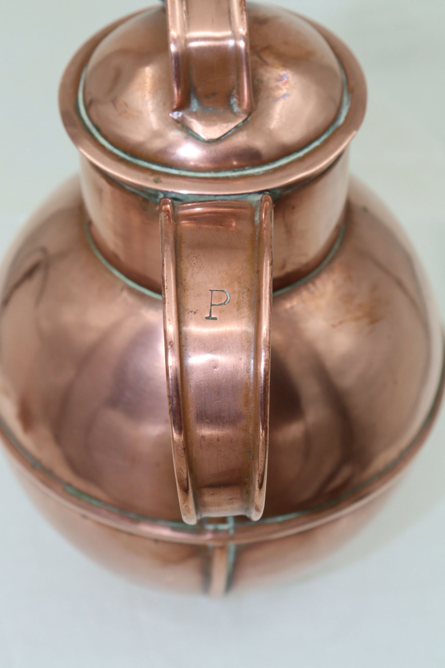 Guernsey copper milk or cream jug