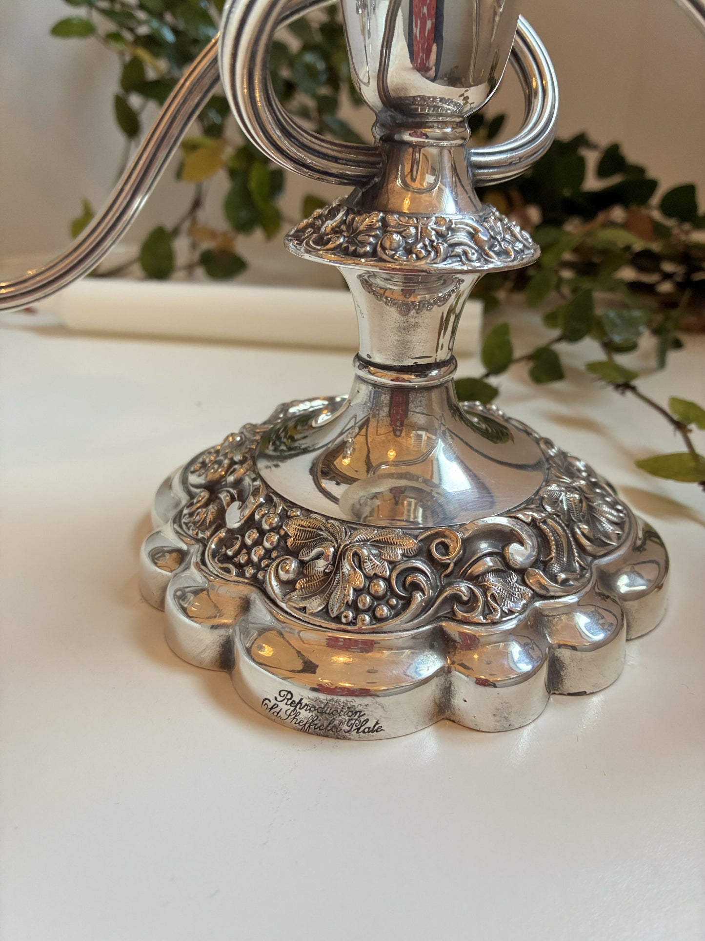 Pair of Hardy Bros Silver Candelabras