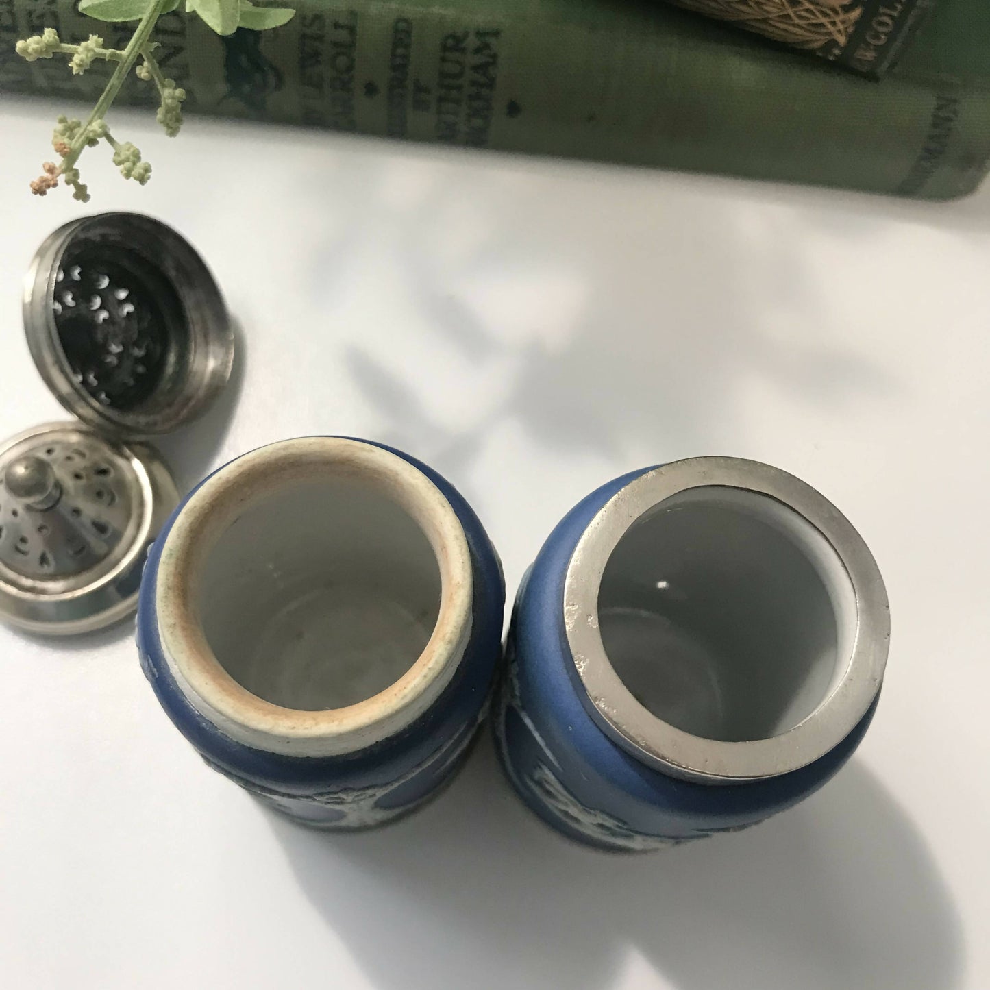 Jasperware Salt & Pepper