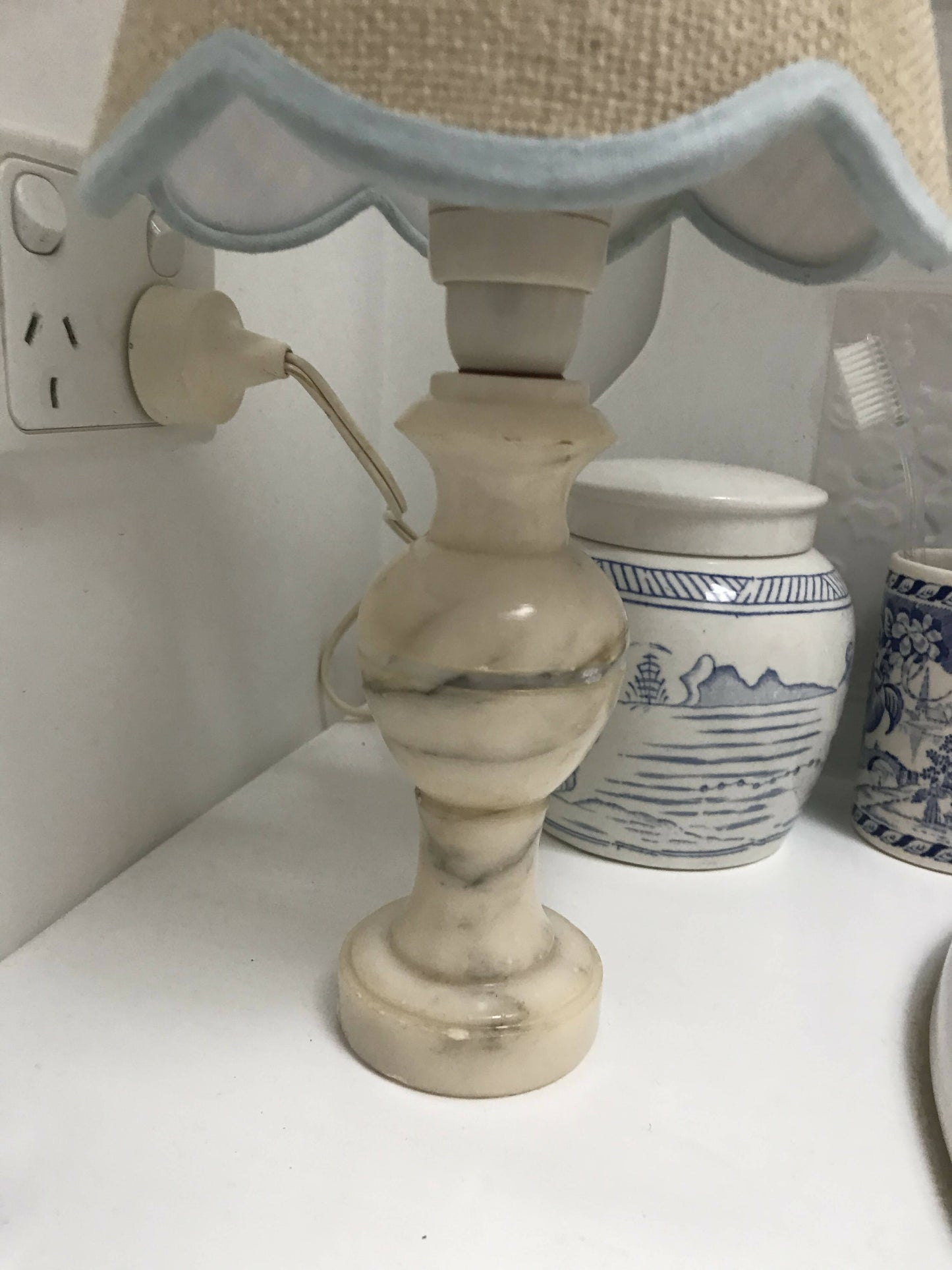 Petit Marble Lamp Base