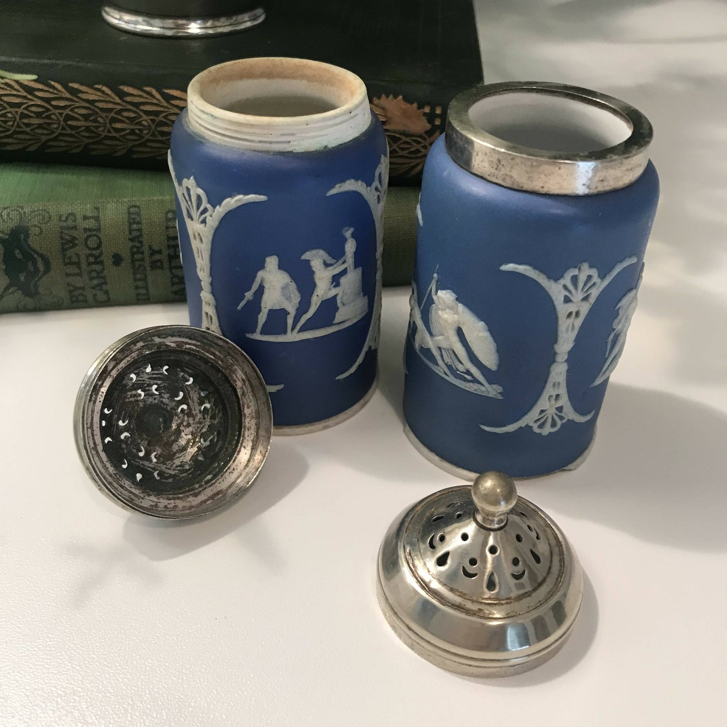 Jasperware Salt & Pepper