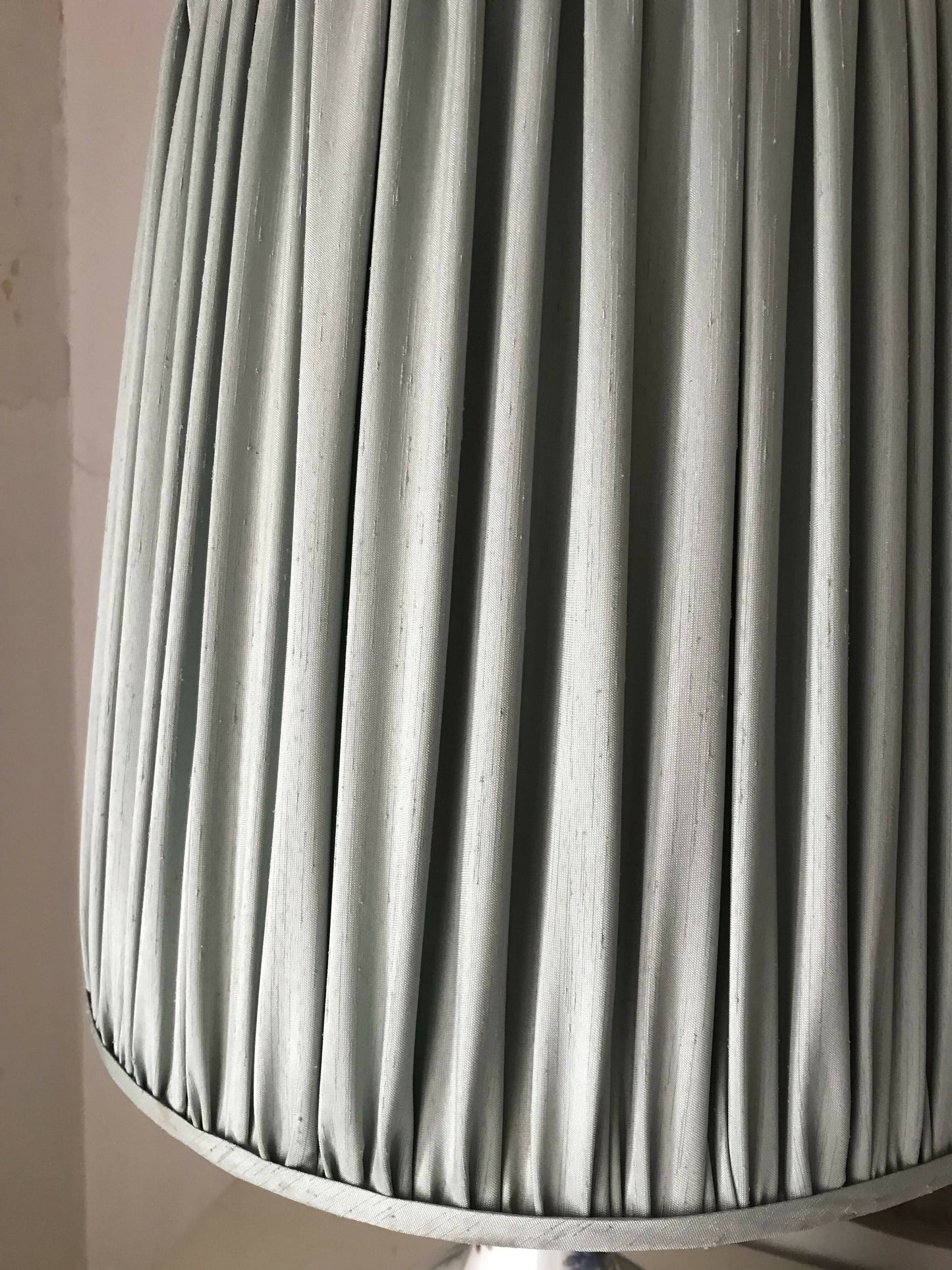 Sage Green Silk Lampshade