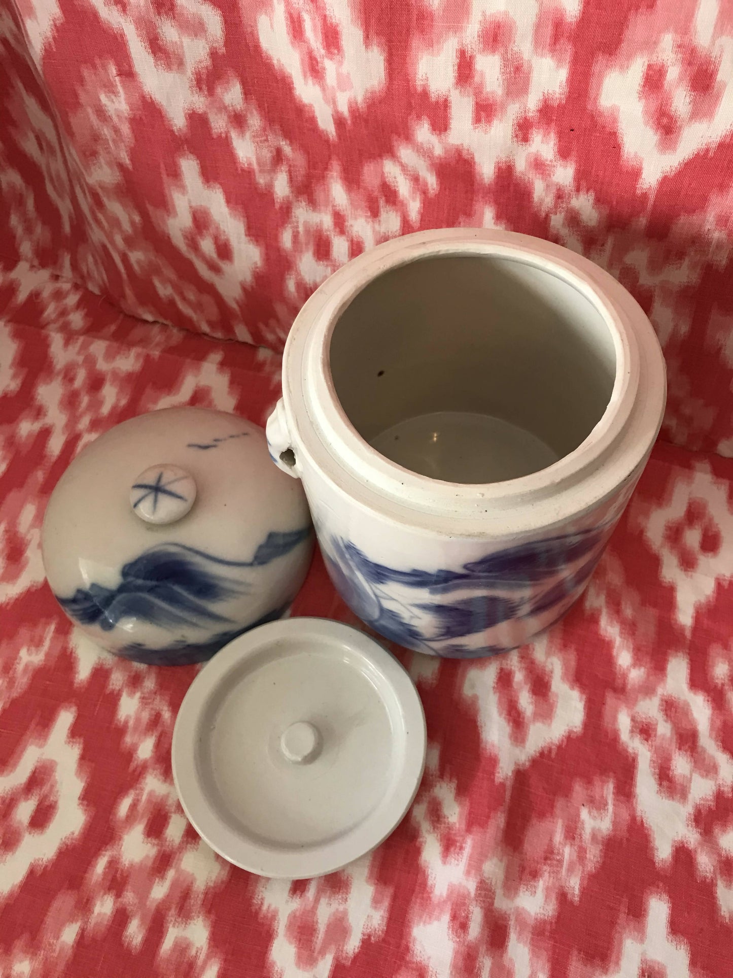 Chinese Double Lidded Tea Caddy