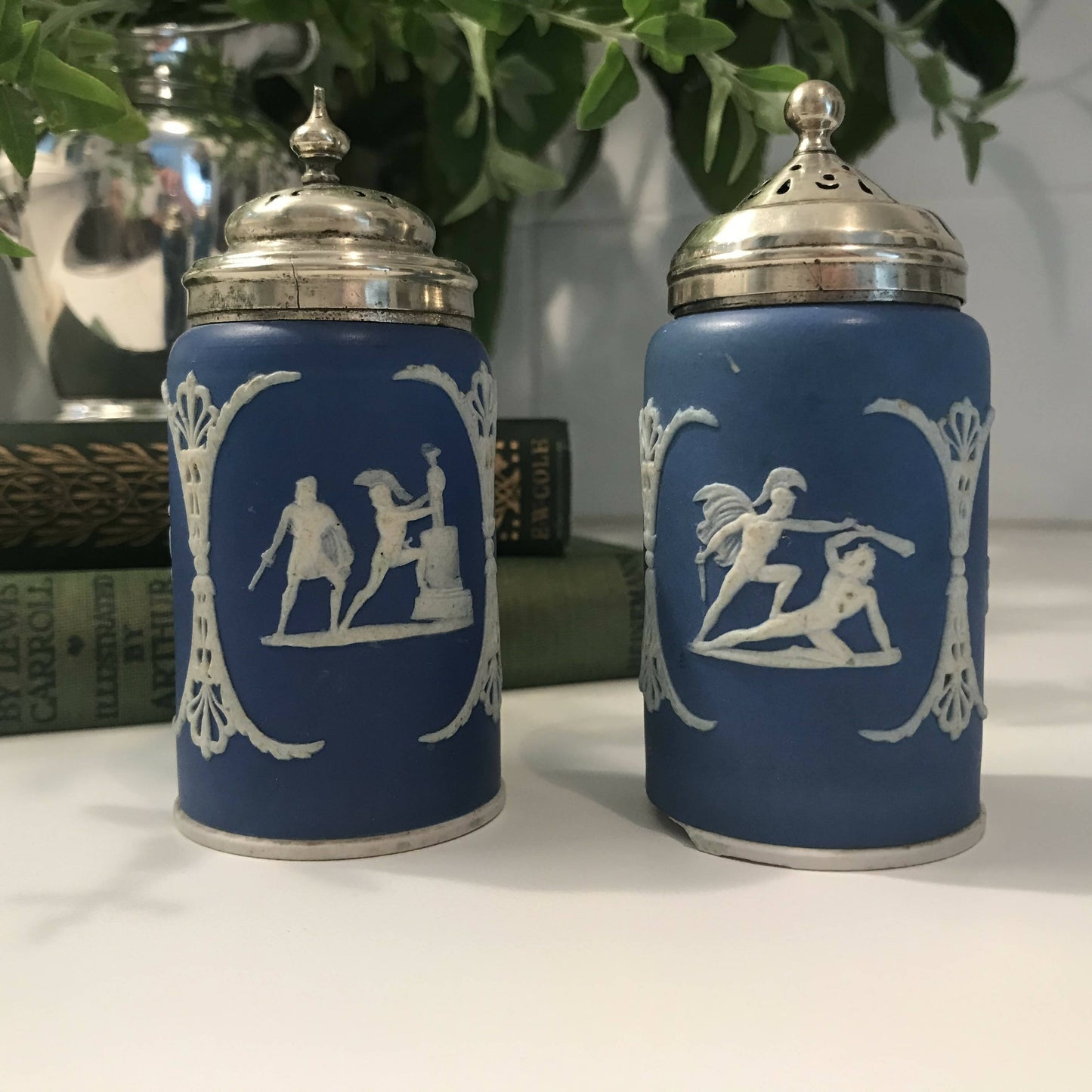 Jasperware Salt & Pepper