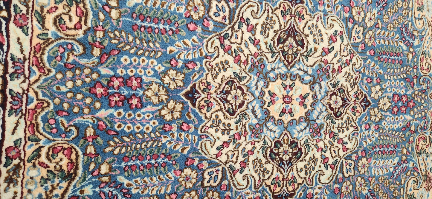 Square Kerman Handmade Vintage Carpet