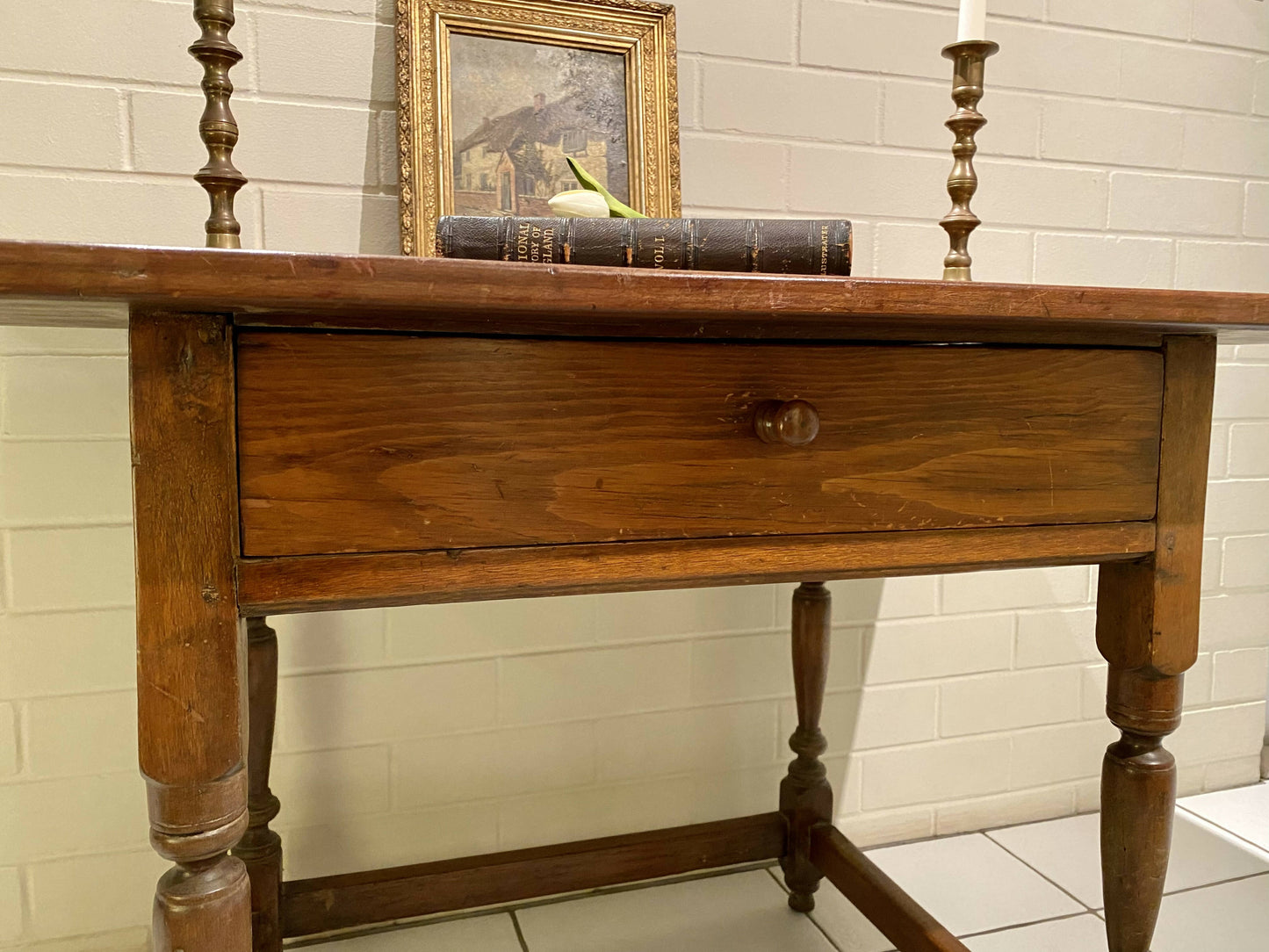 19th century fruitwood table